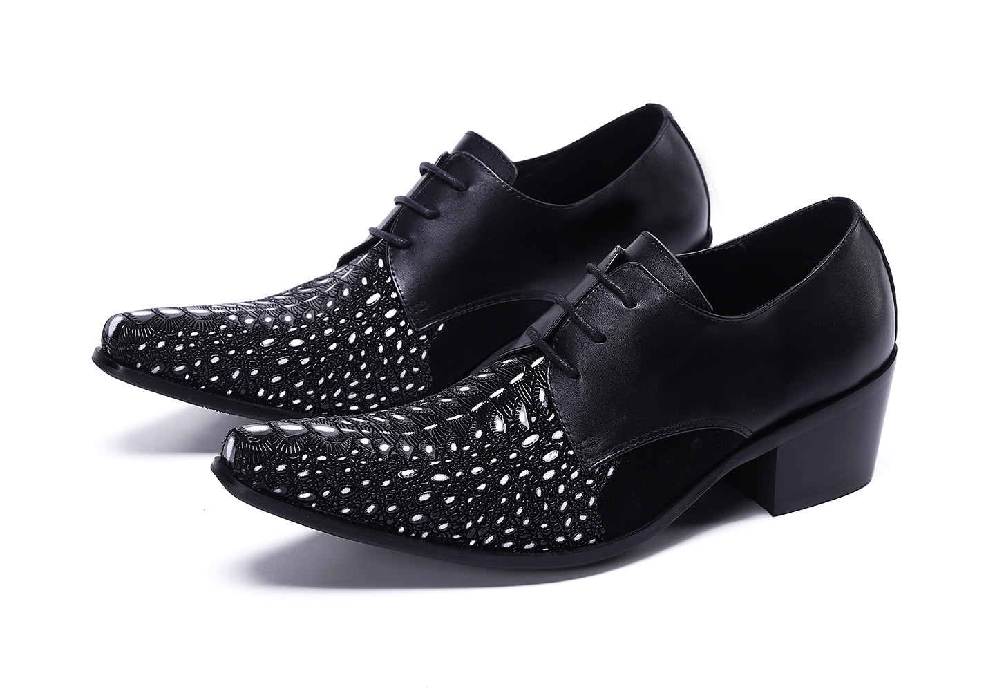 Men's Western Deby Lace-up Low Cap Leather