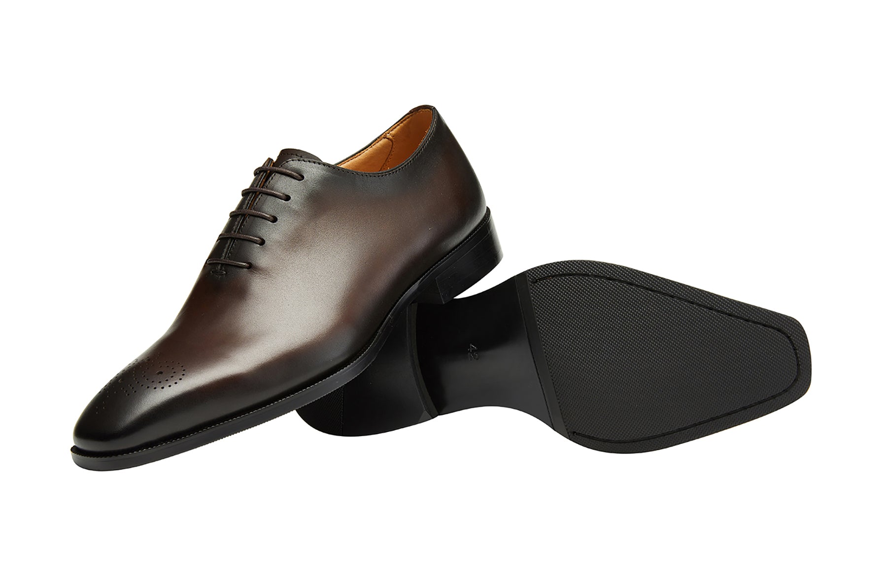 Men's Leather Oxford Formal Lined