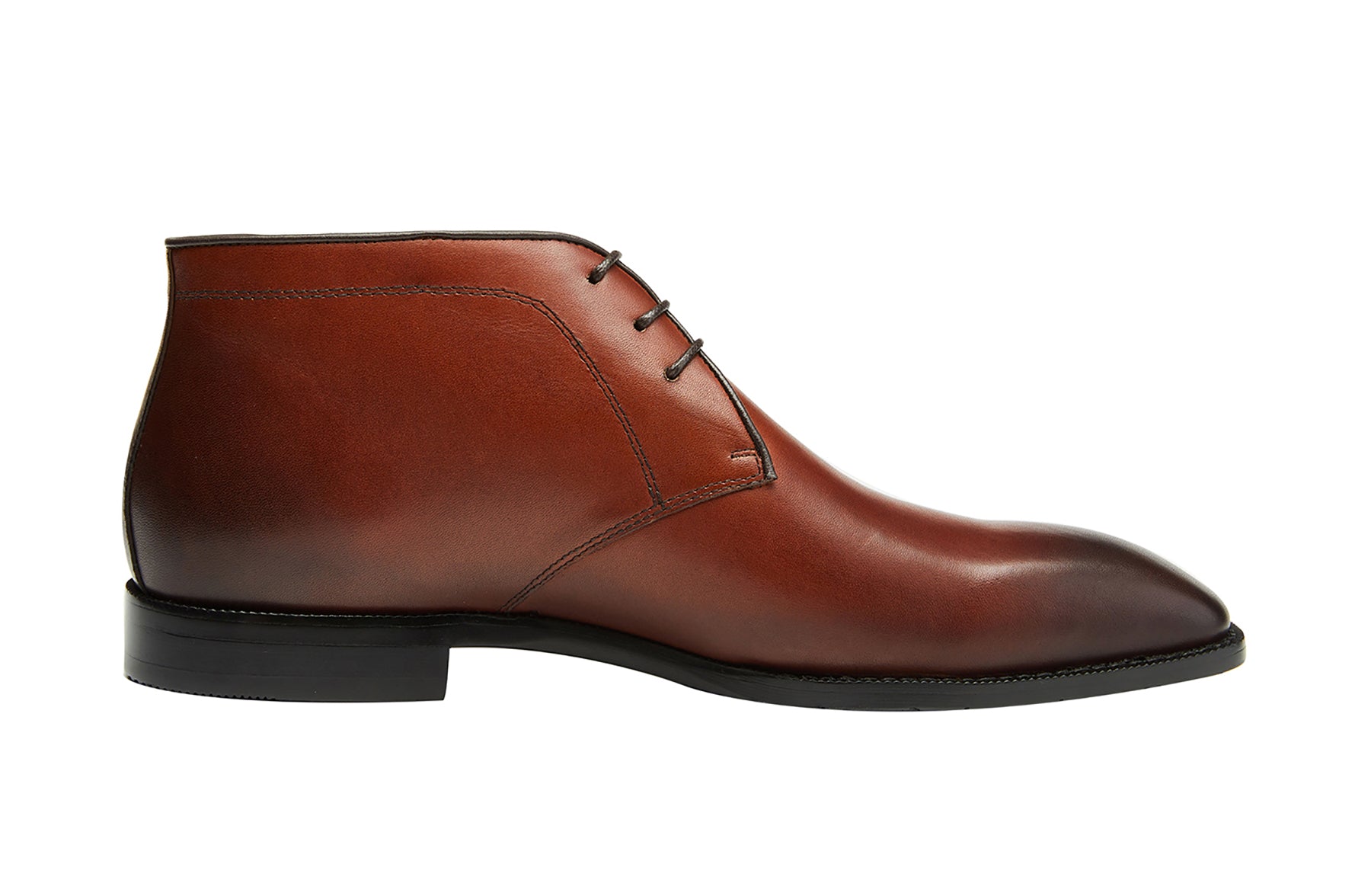 Botas chukka formales de cuero para hombre 