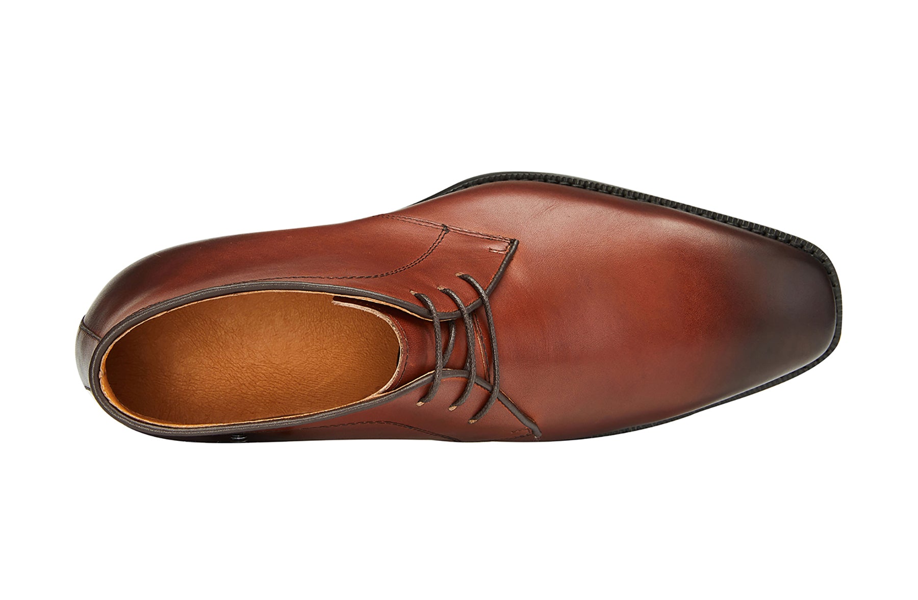 Botas chukka formales de cuero para hombre 
