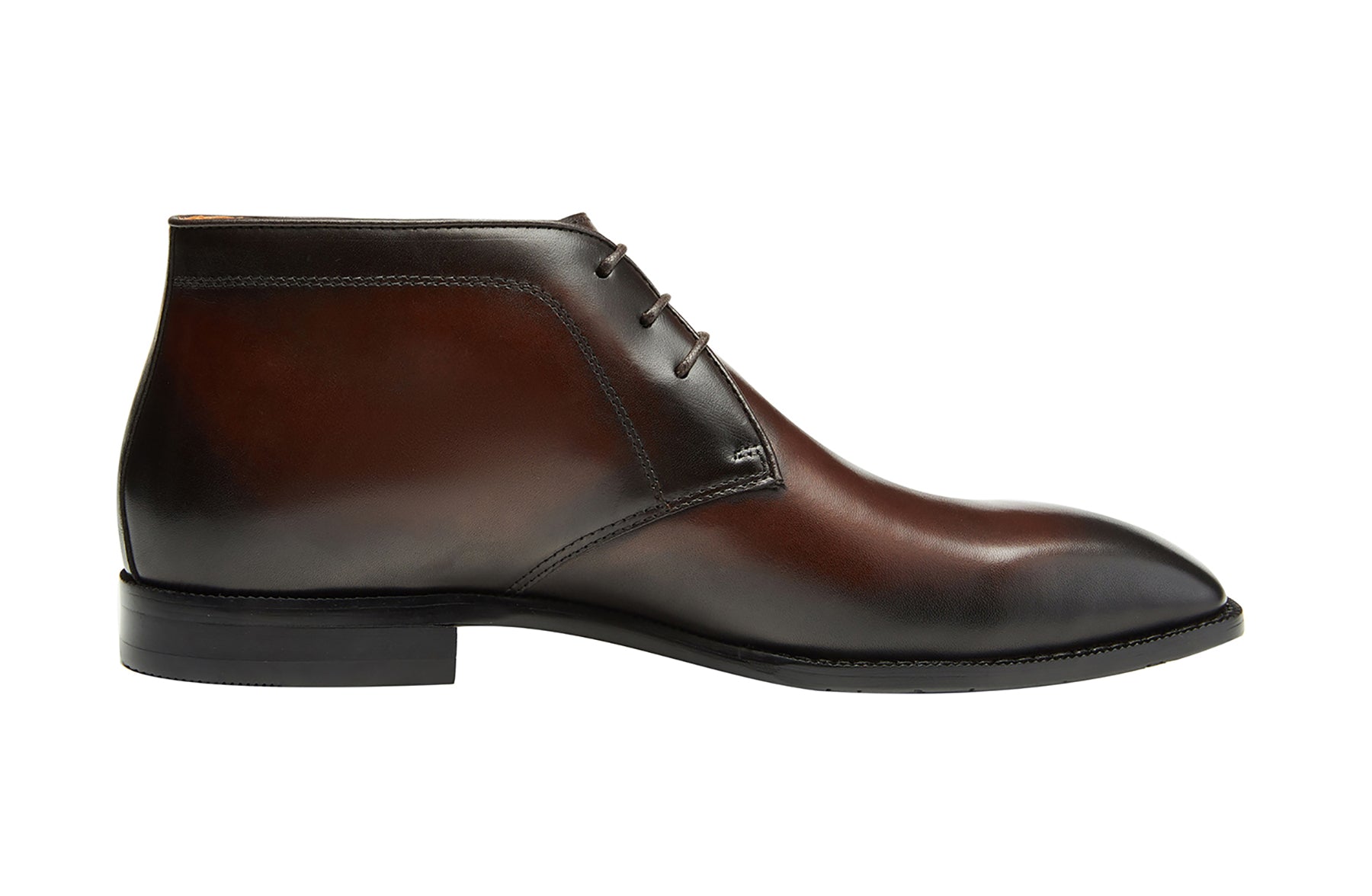 Botas chukka formales de cuero para hombre 