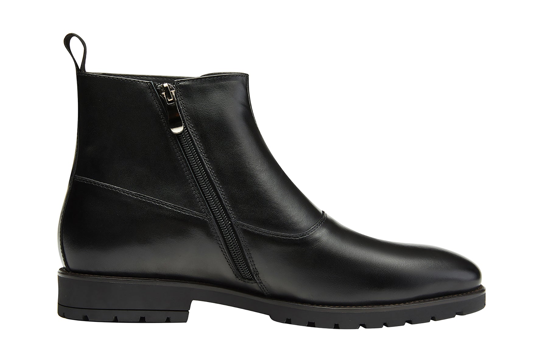 Men's Buckle Monk Strap Leather Western Boots
