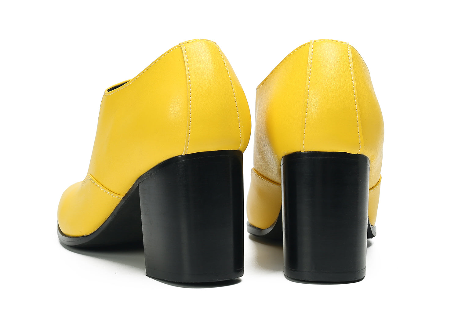 Men's Low Cap Zipper Leather Opera Pumps Boots