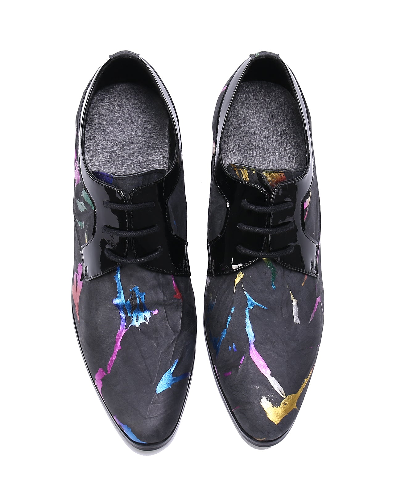 Men's Leather Lace-Up Comfort Opera Pumps