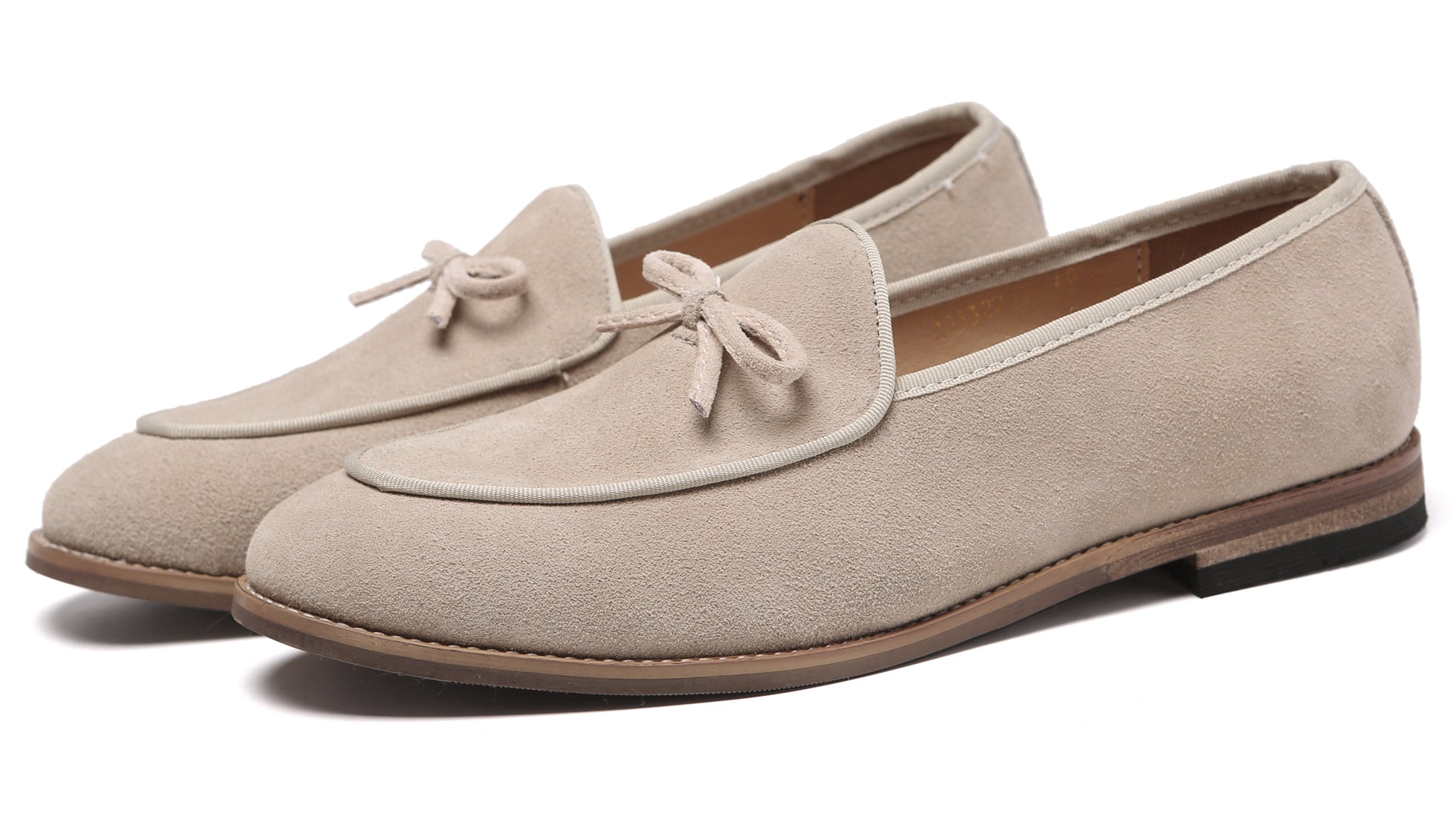 Mocasines informales con lazo para hombre 