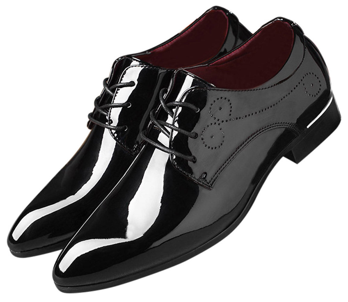 Derby clásico liso para hombre