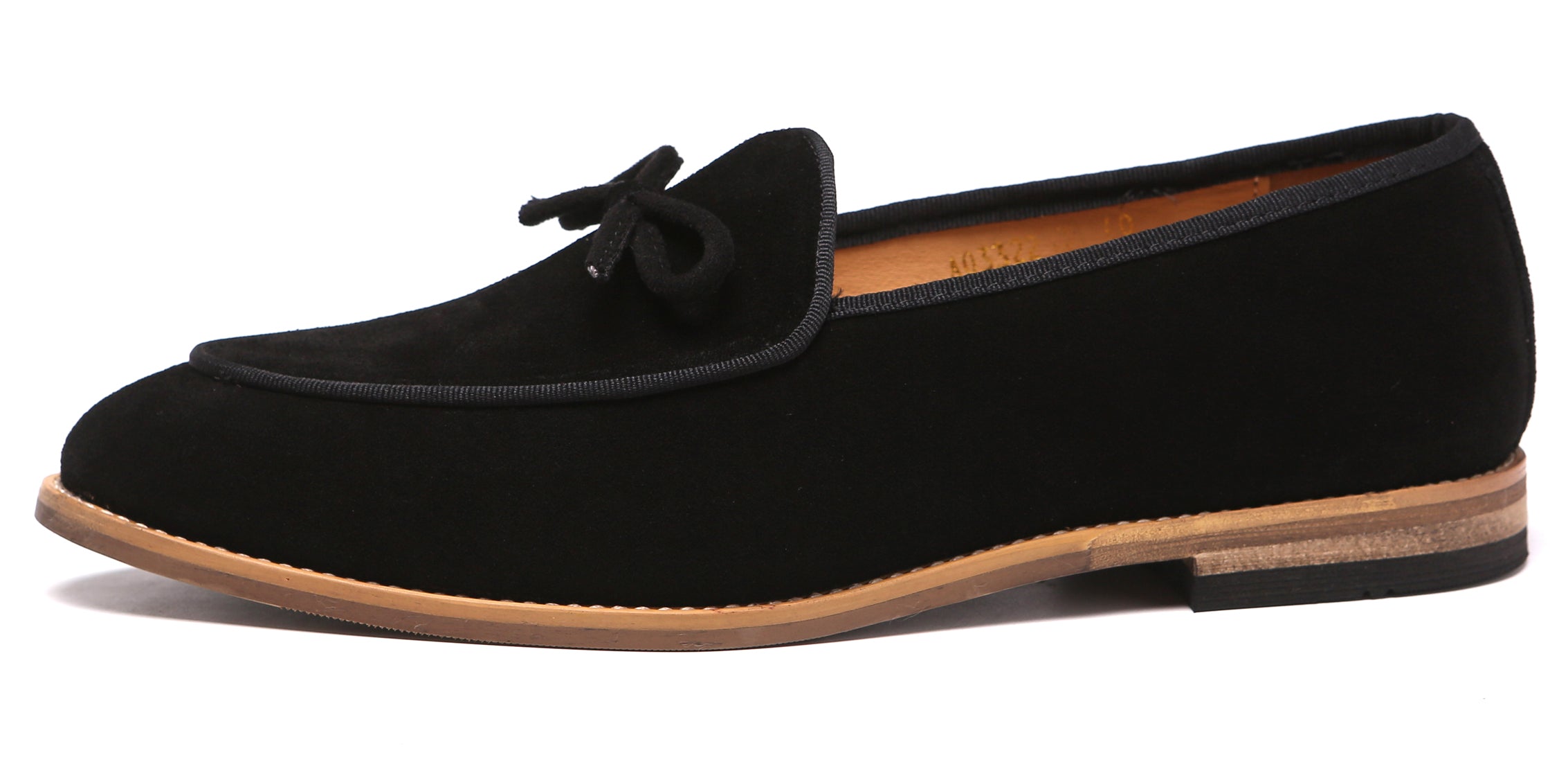 Mocasines informales con lazo para hombre 