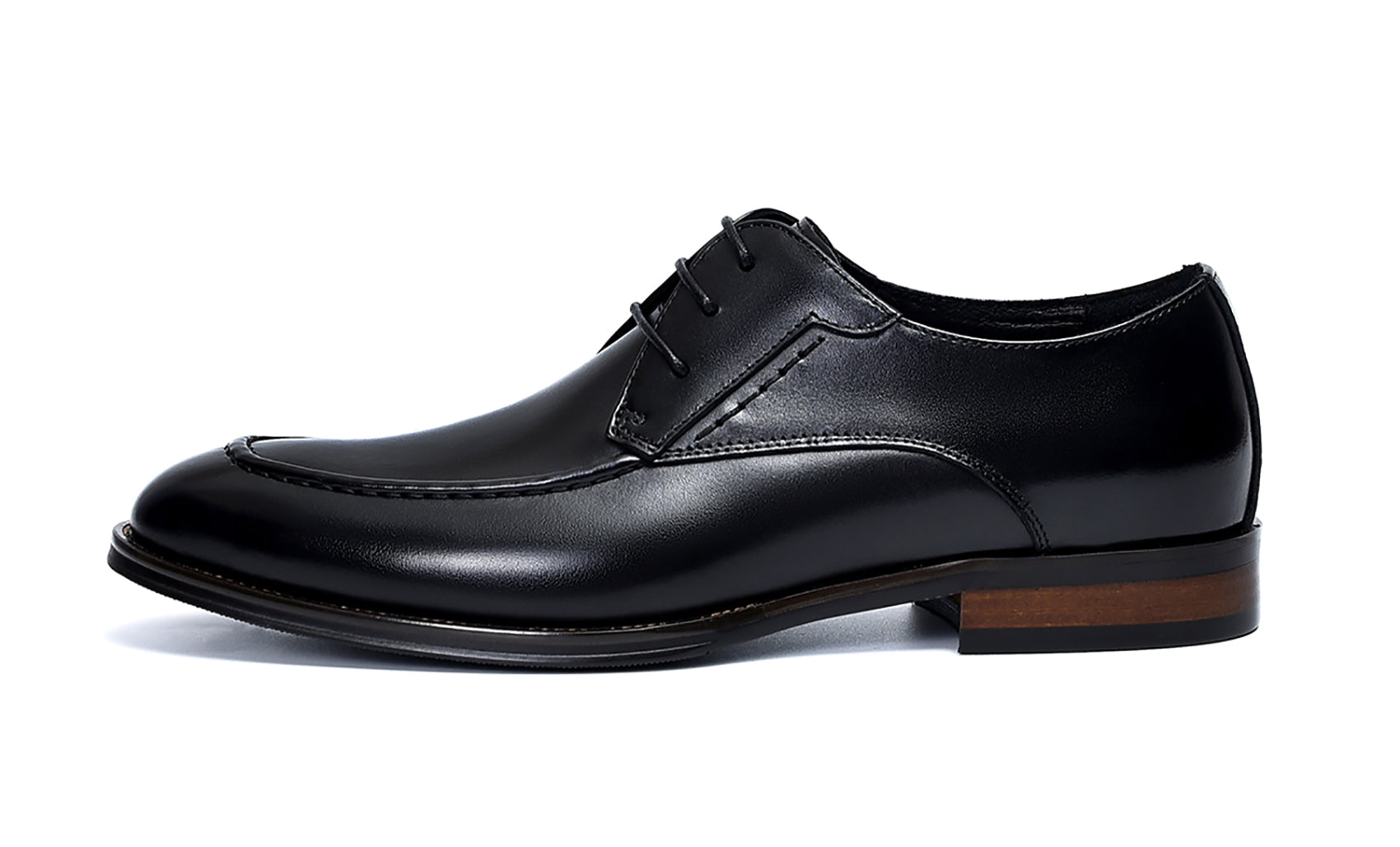 Men's Lace-up Wingtip Leather Derby
