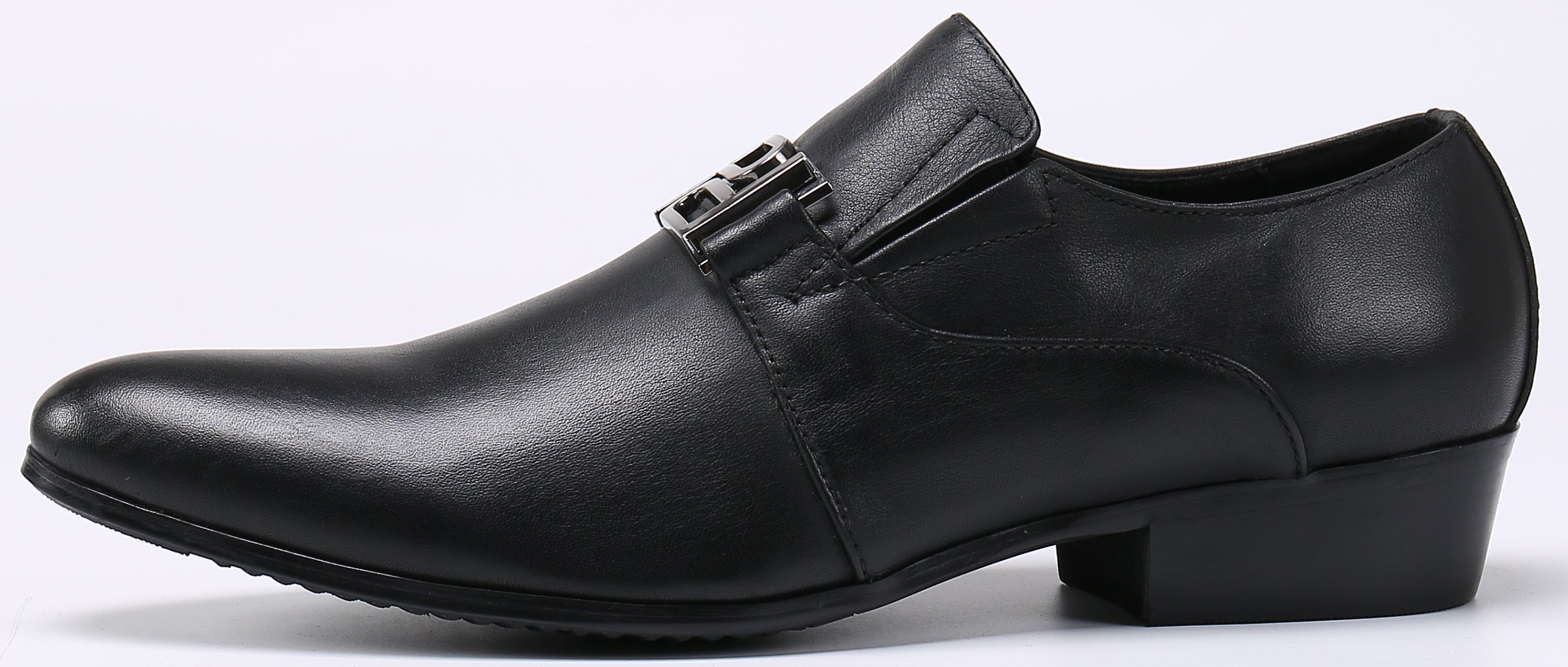 Zapatos de tacón Opera PD-Horsebit de cuero para hombre