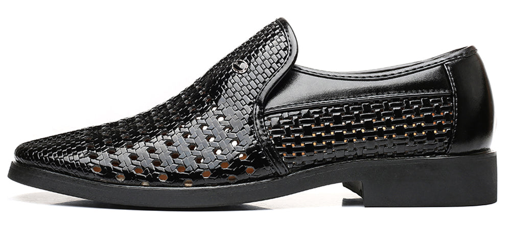 Mocasines tejidos transpirables para hombre 