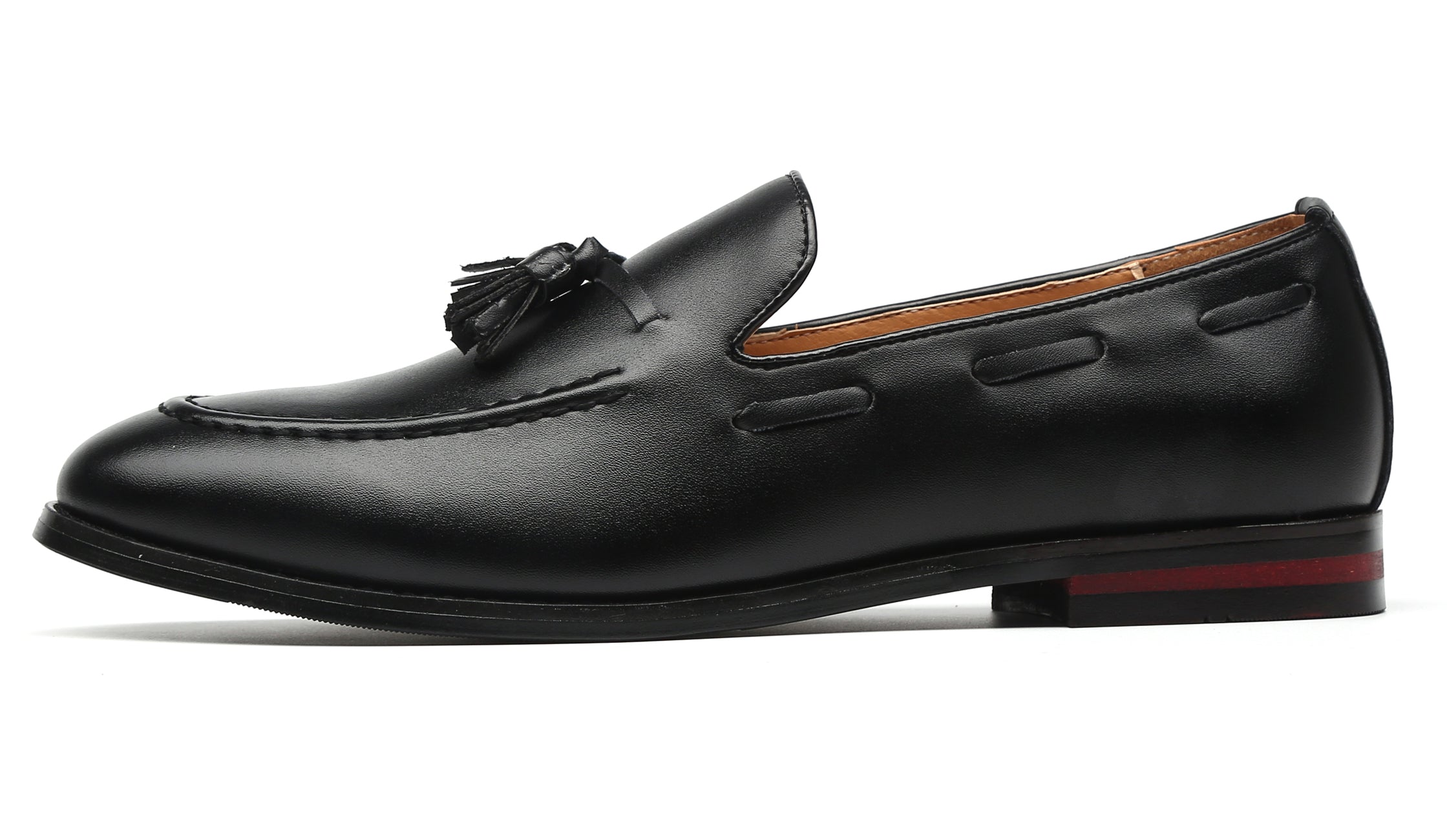Men's Tassel Loafers Driving Flats Black Brown