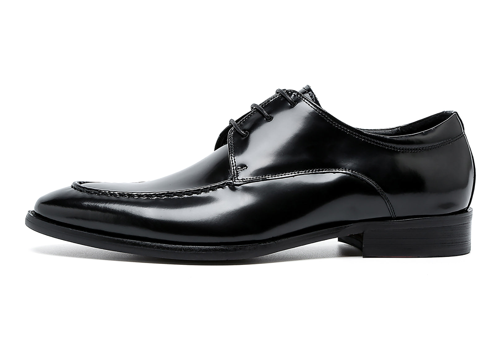 Men's Leather Patent Derby Formal Shoes