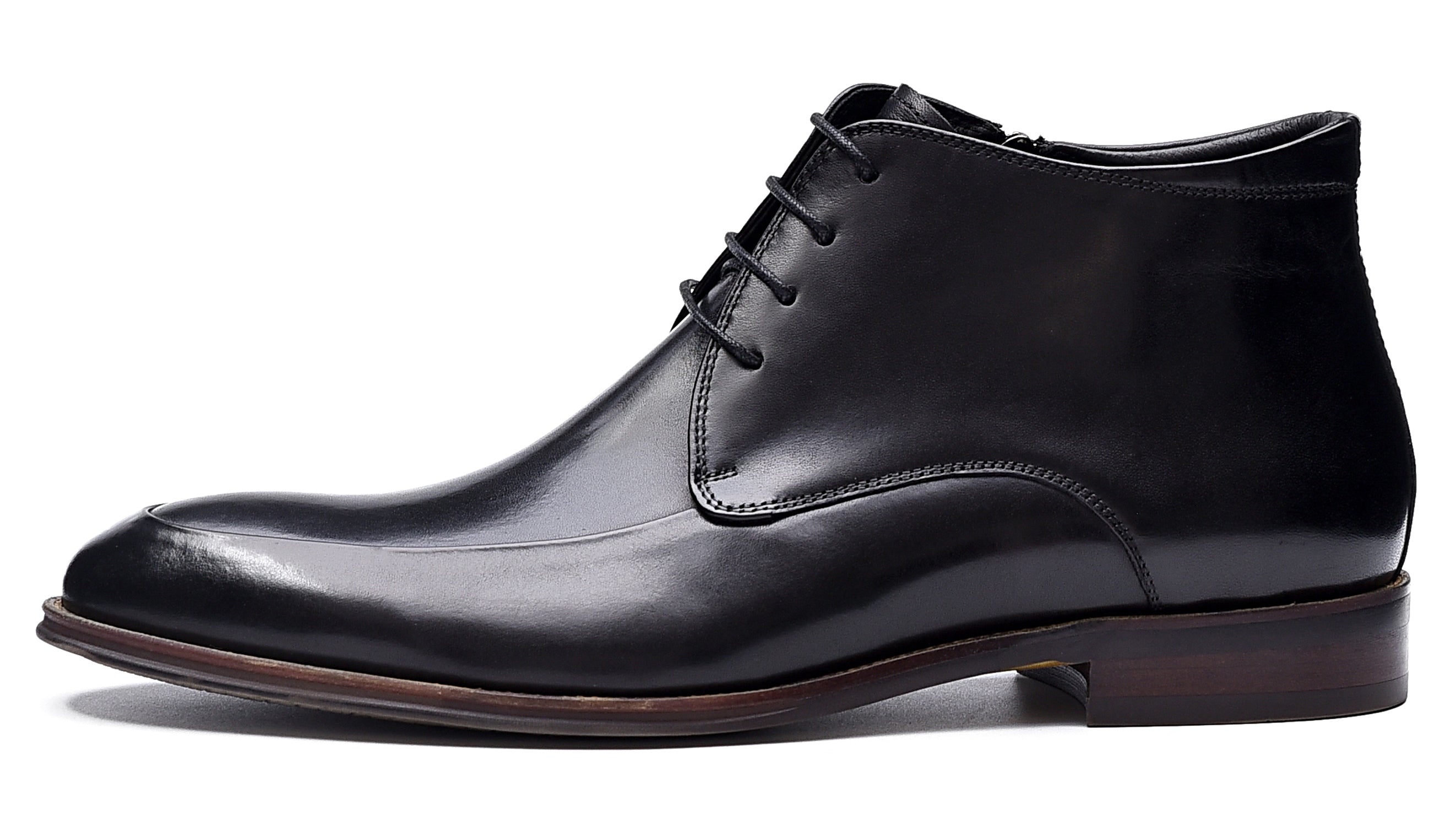 Men's Leather Casual Dress Boots – Santimon