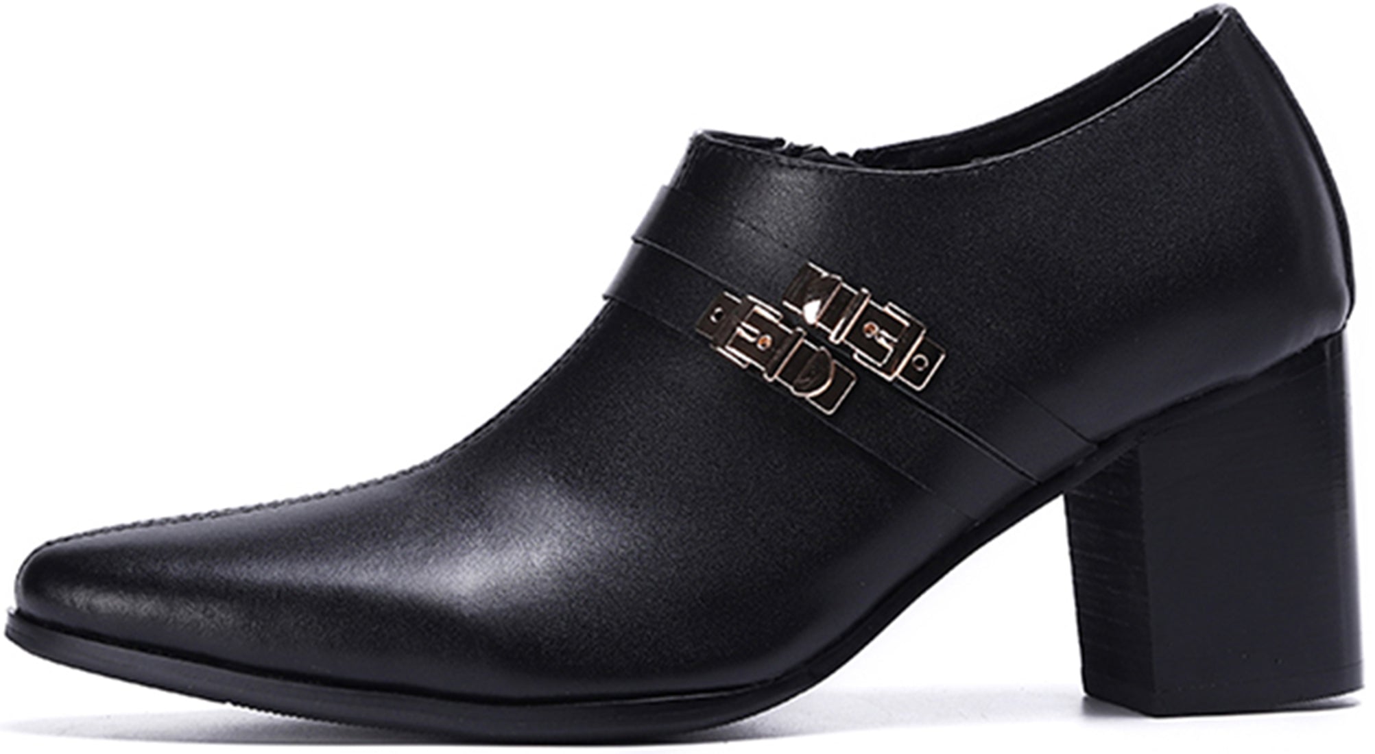 Men's Monk Strap Leather Opera Pumps