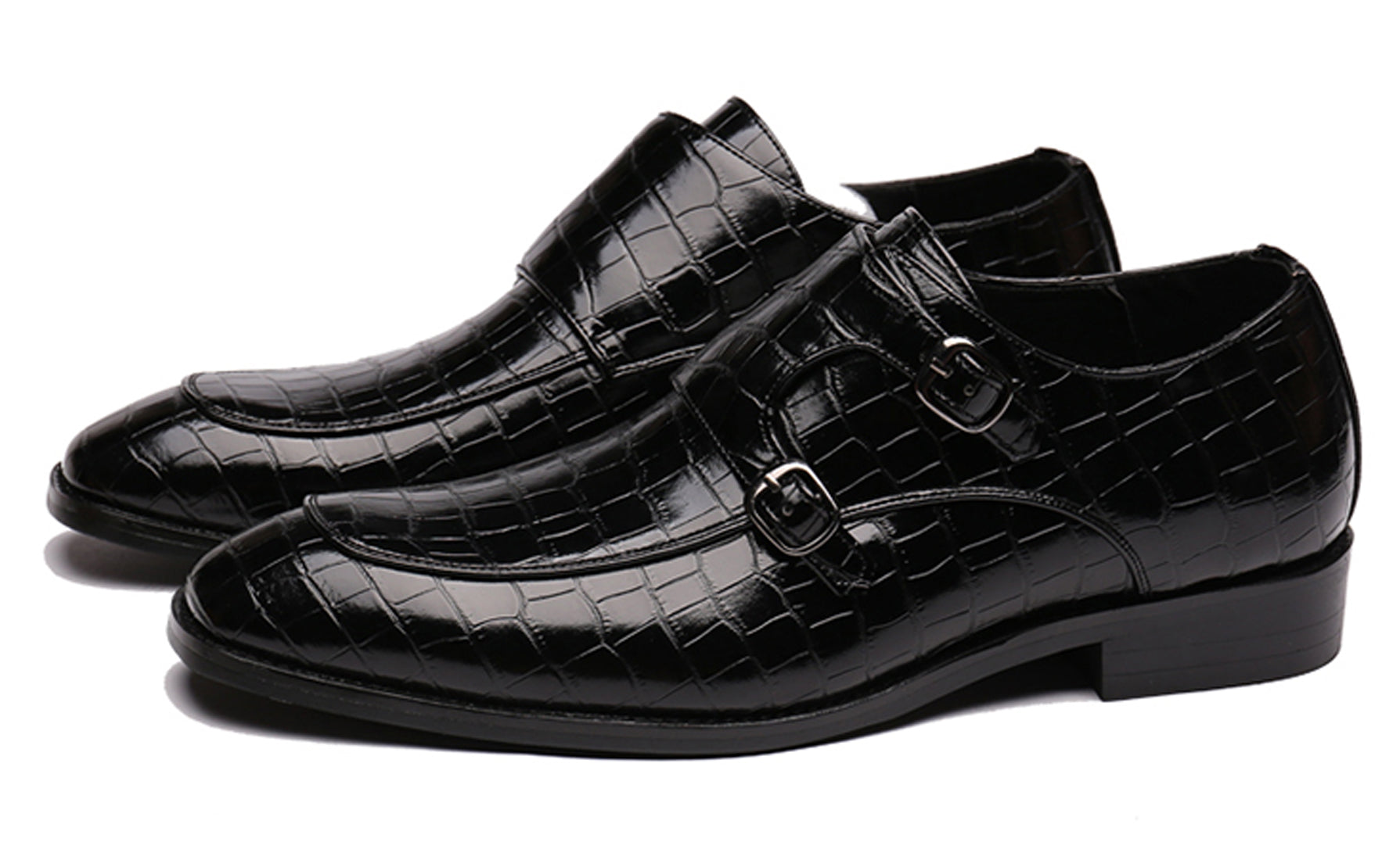 Men's Double Monk Strap Loafers