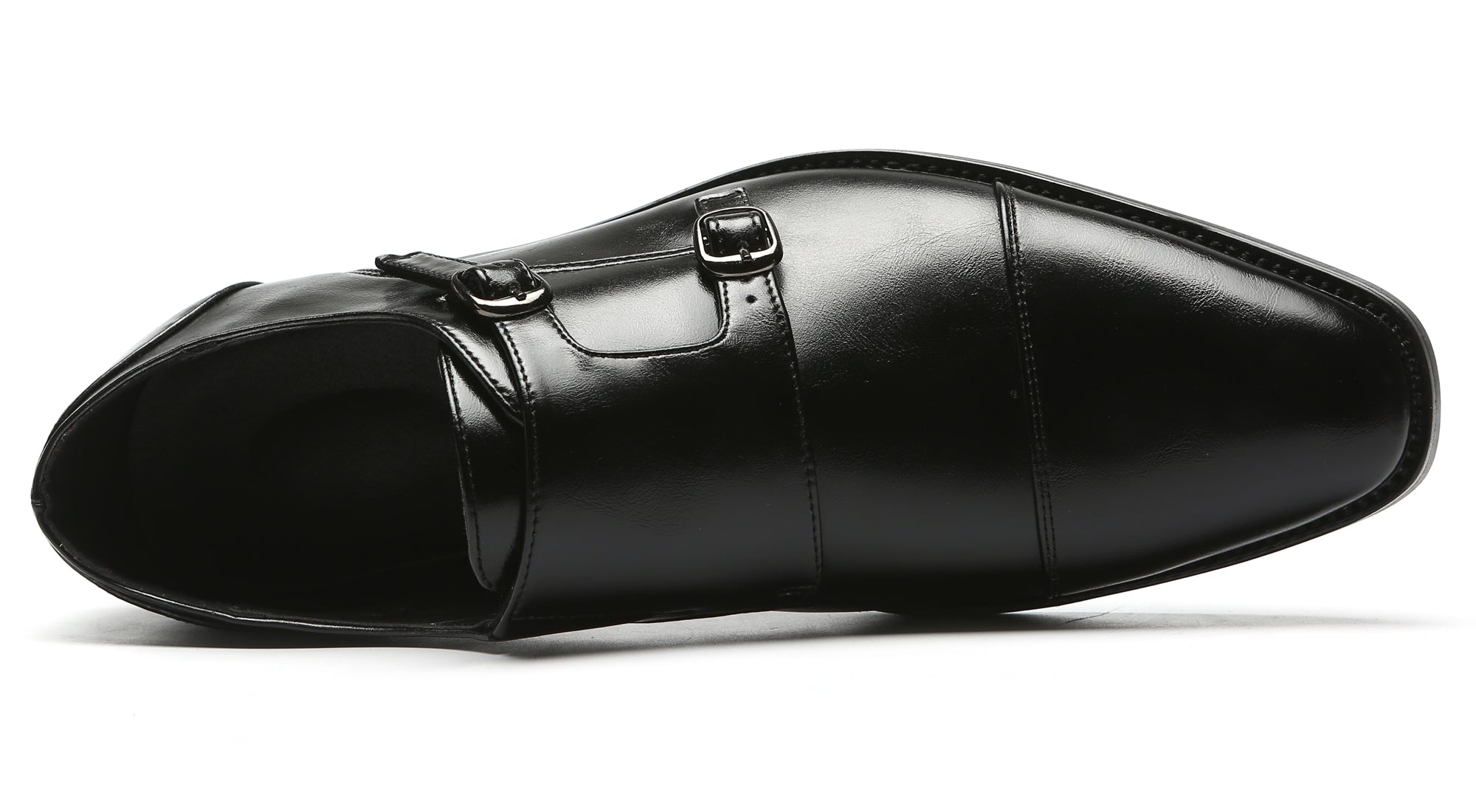 Mocasines con puntera y tira tipo monje para hombre