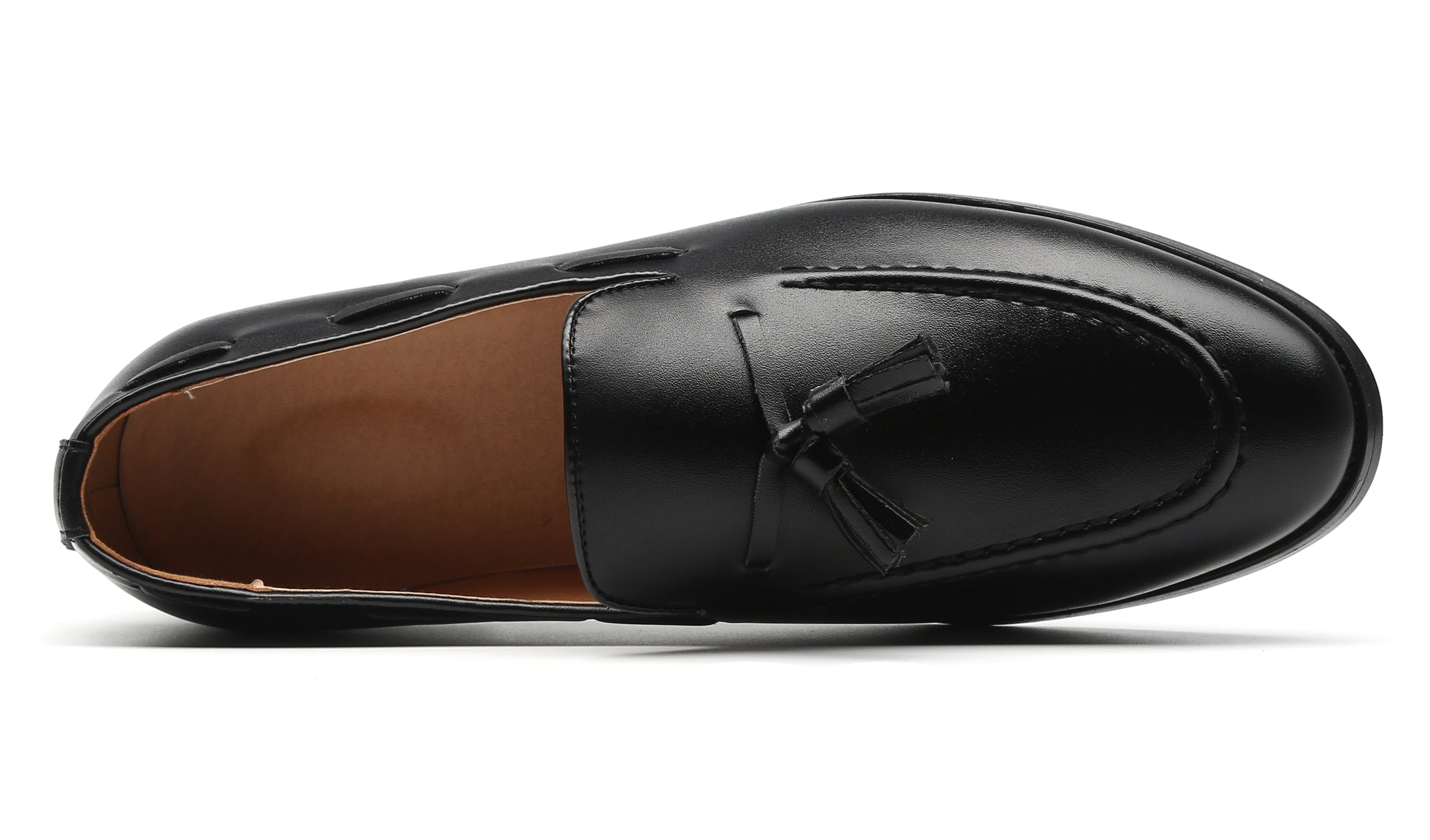 Men's Tassel Loafers Driving Flats Black Brown