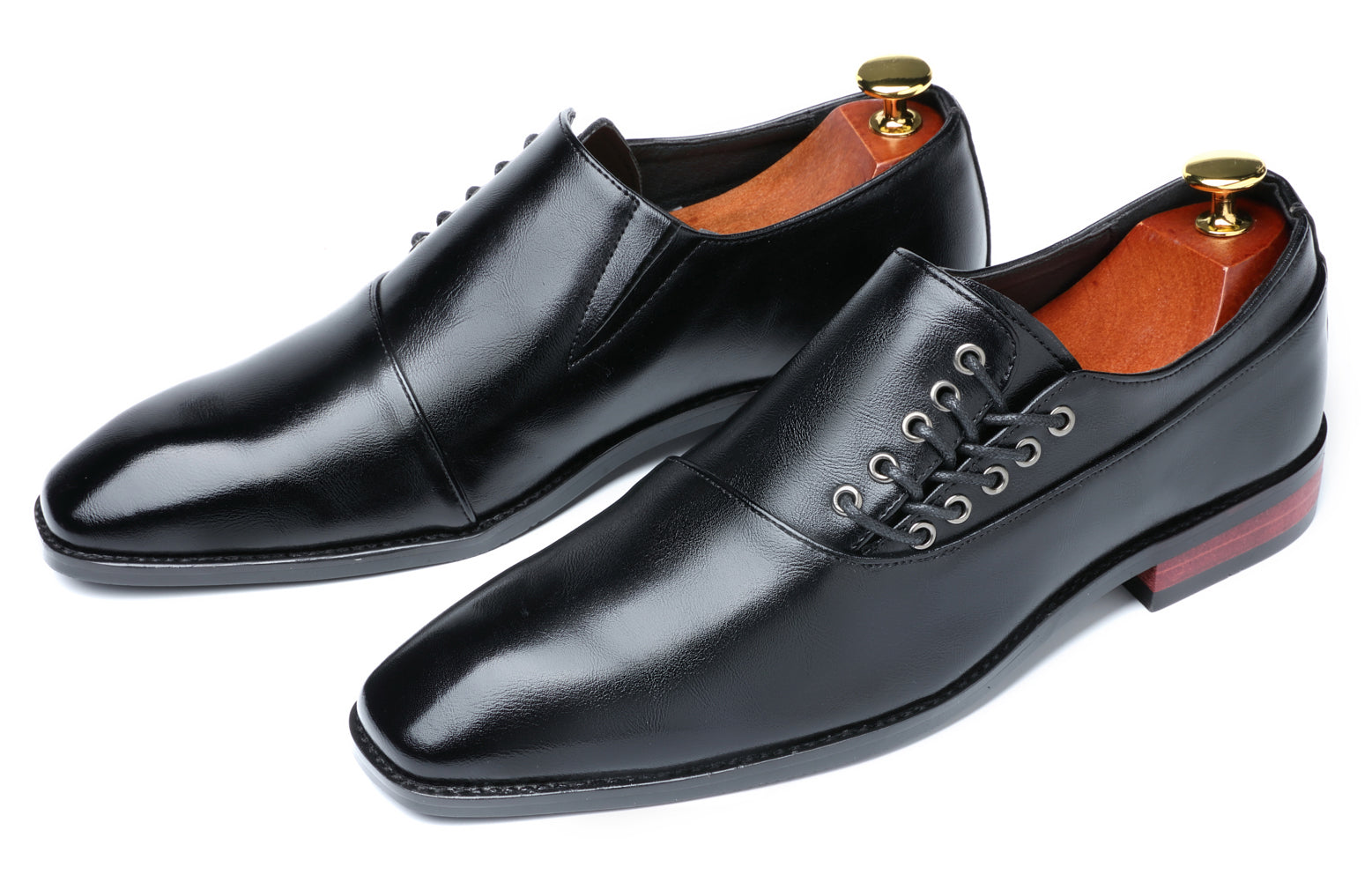 Men's Side Lace Dress Loafers