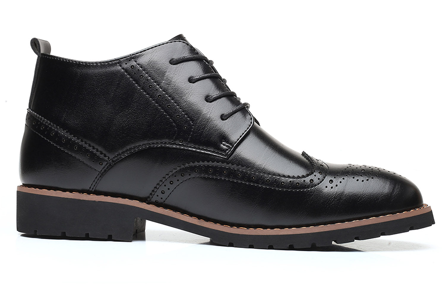 Men's Wingtip Brogue Casual Boots