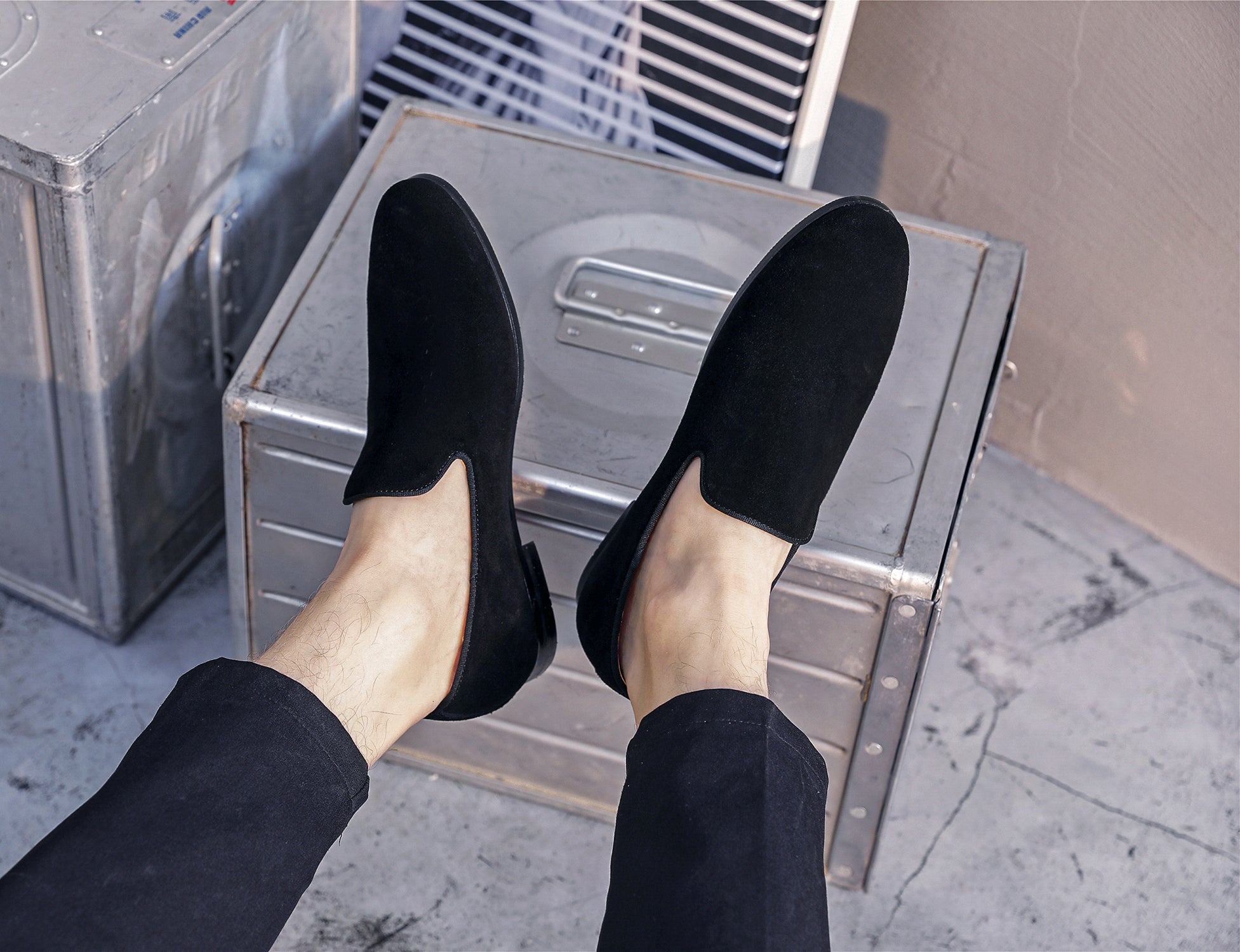 Men's Suede Casual Plain Loafers