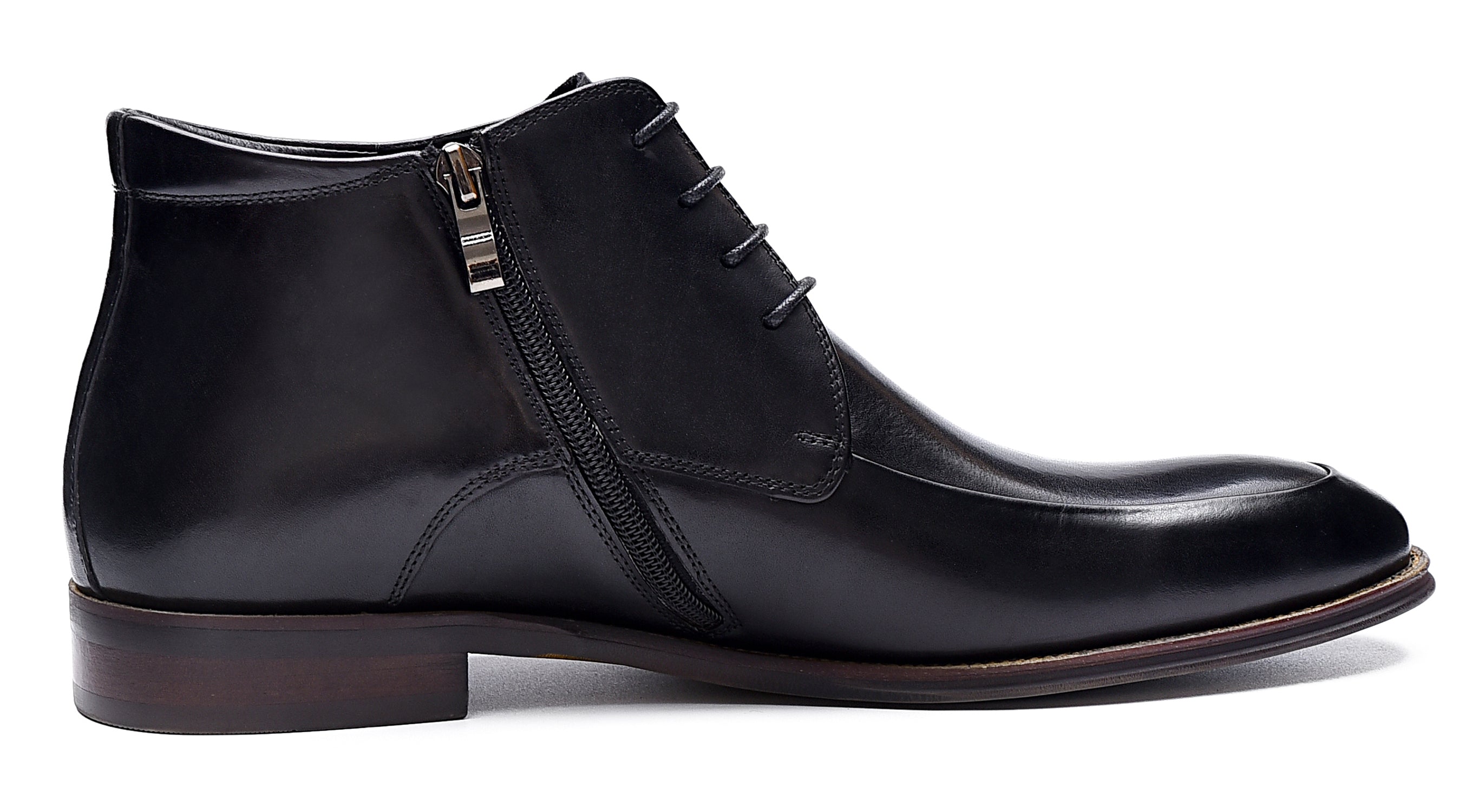 Botas de vestir informales de cuero para hombre