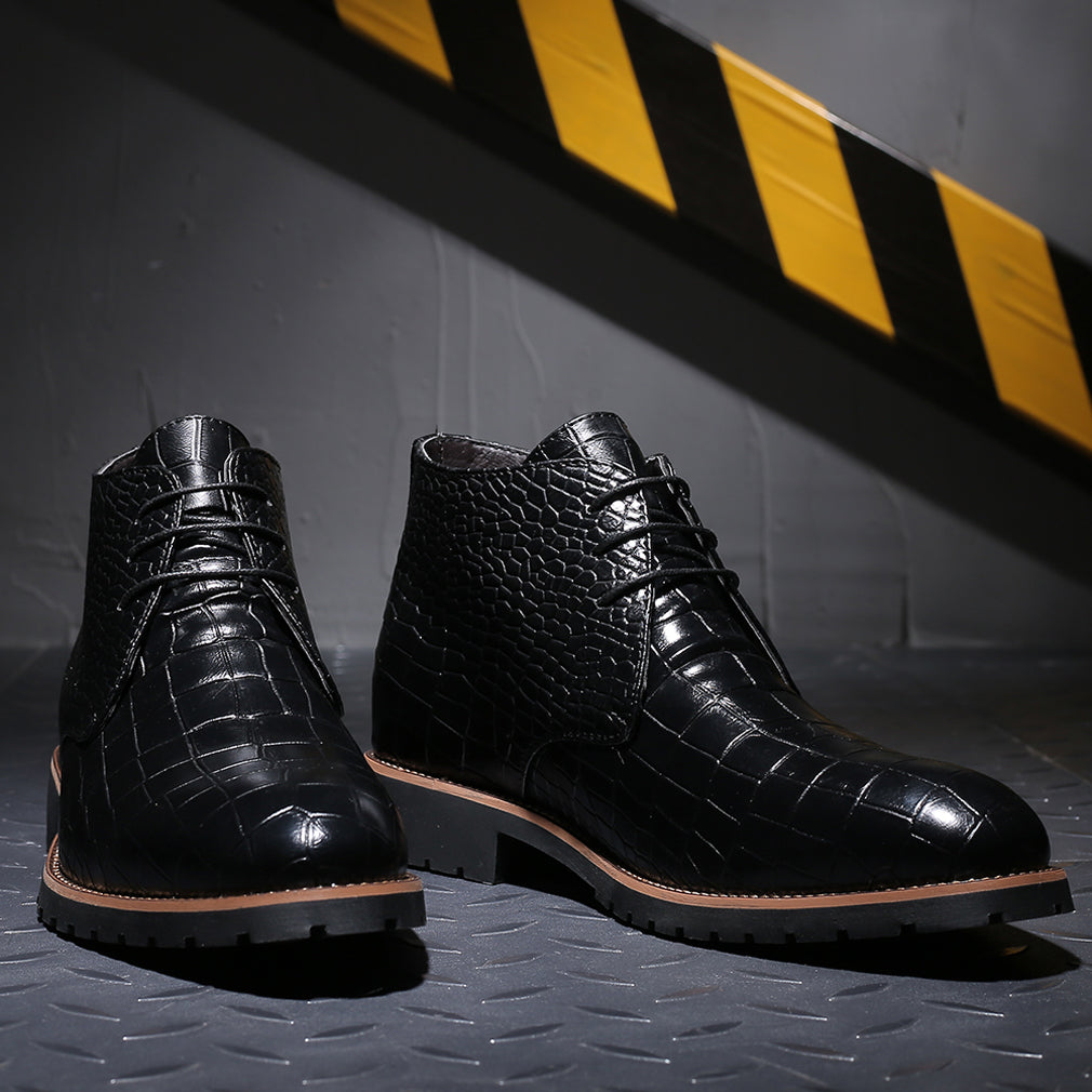 Botas casuales en relieve para hombre