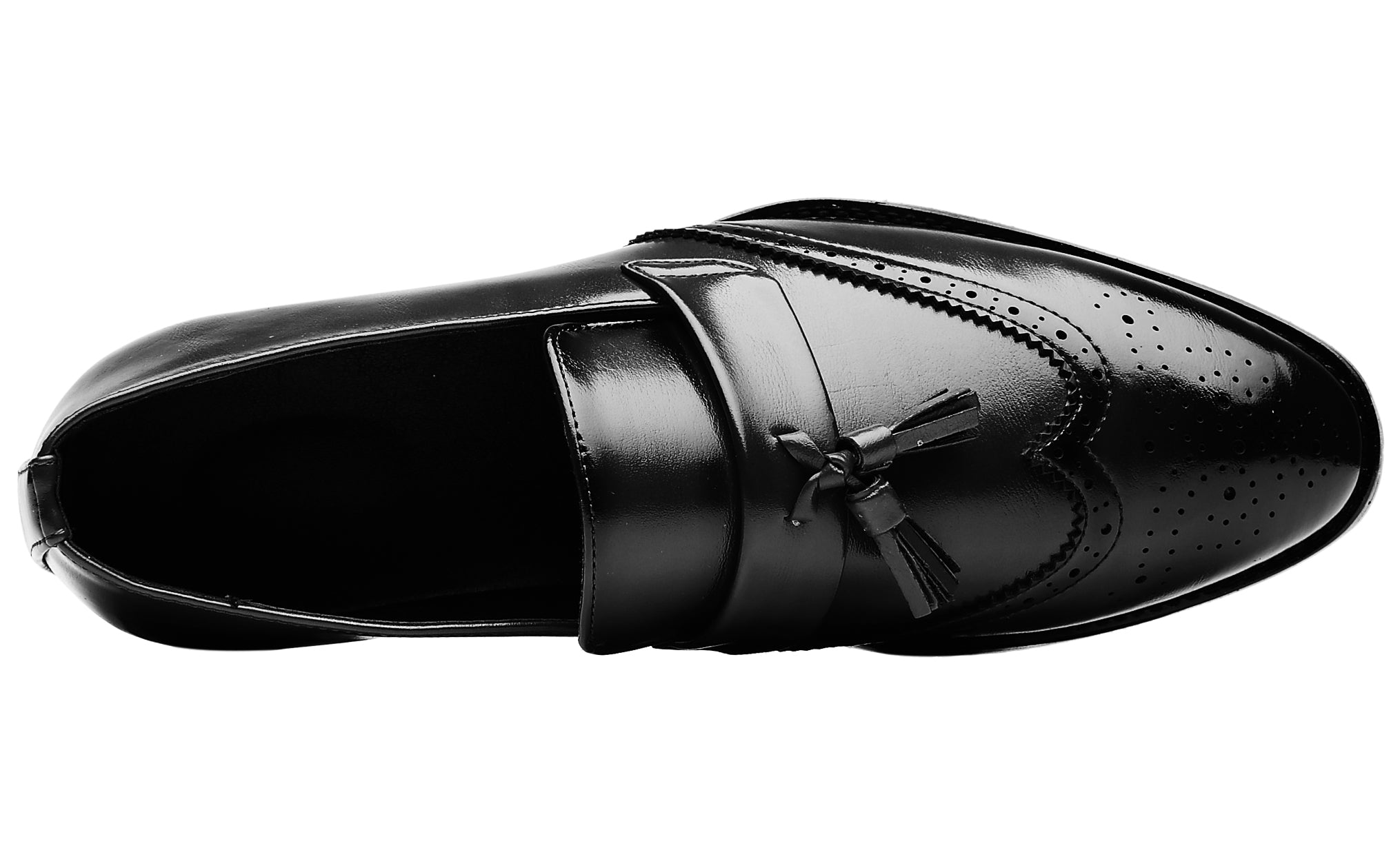 Men's Wingtip Smoking Loafers