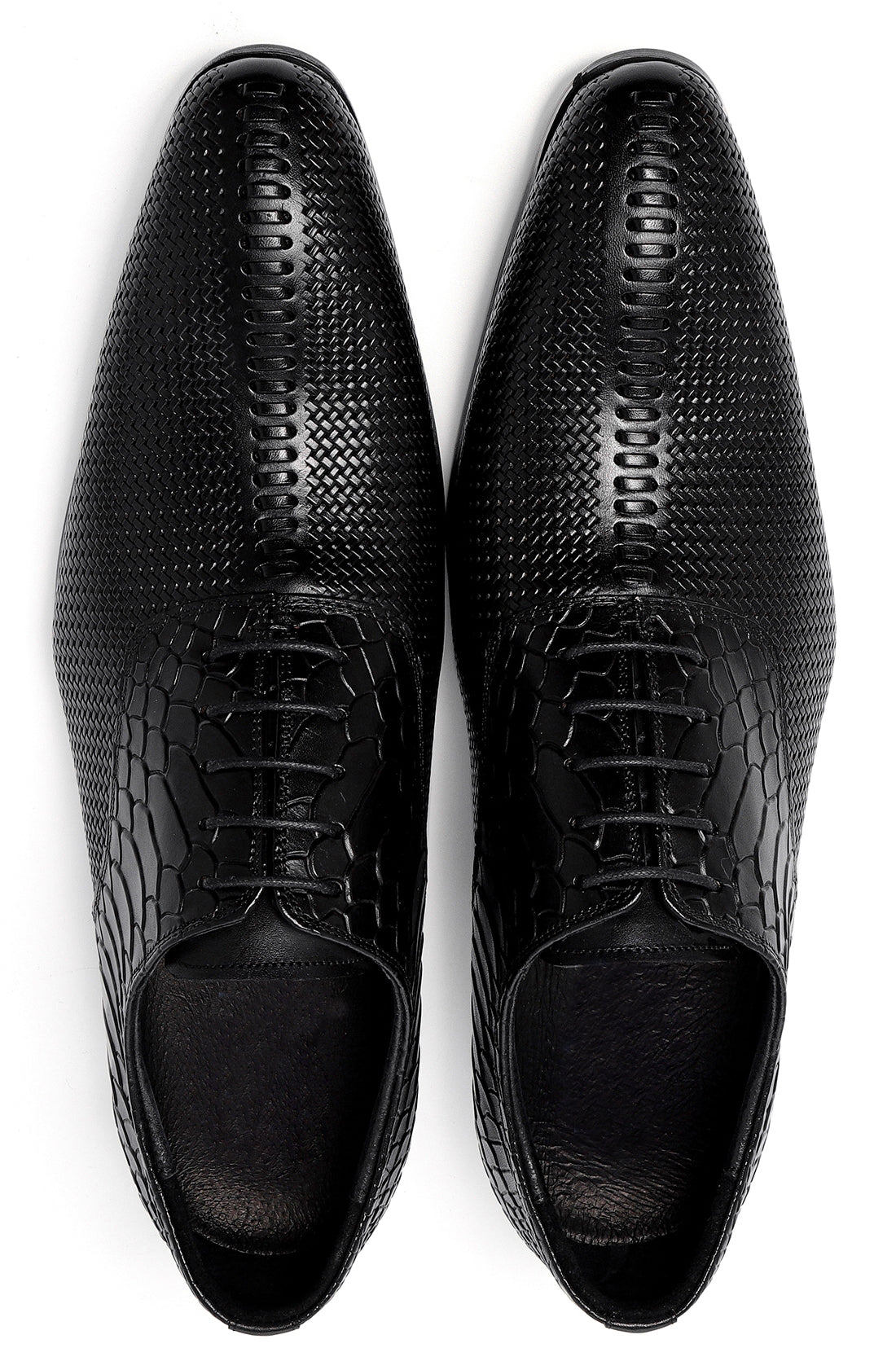 Men's Formal Leather Woven Oxfords