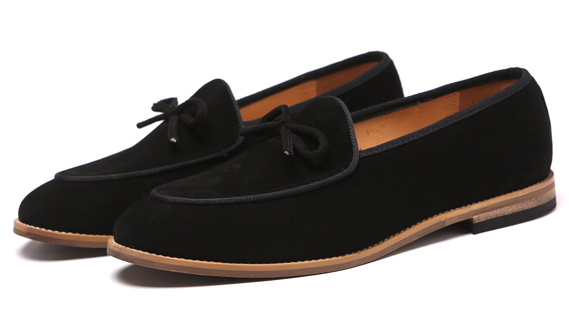 Mocasines informales con lazo para hombre 