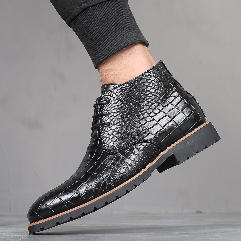 Botas casuales en relieve para hombre