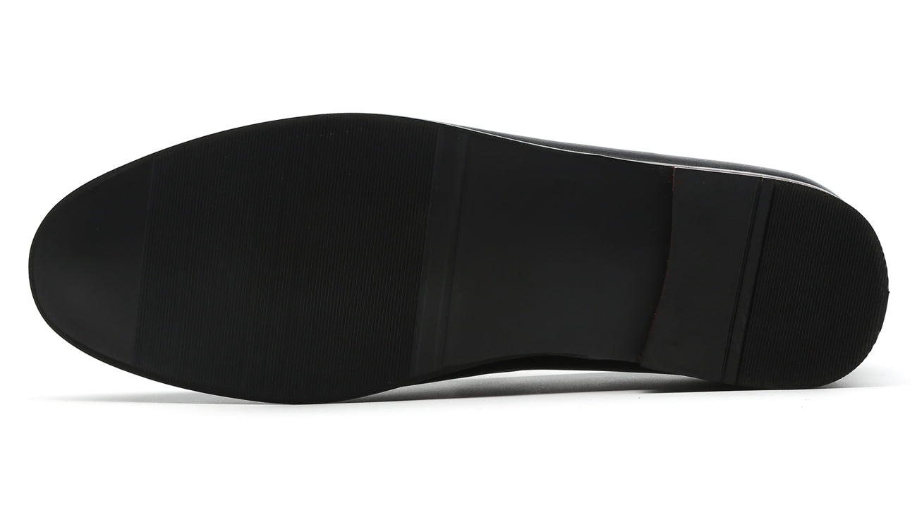 Men's Tassel Loafers Driving Flats Black Brown