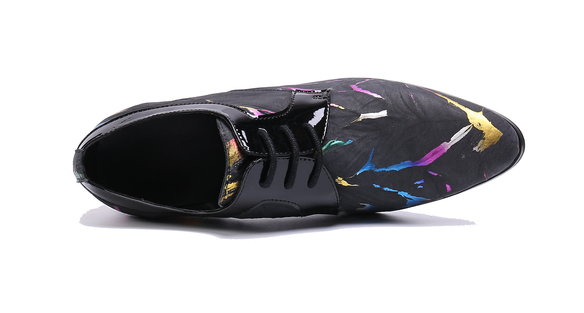 Men's Leather Lace-Up Comfort Opera Pumps