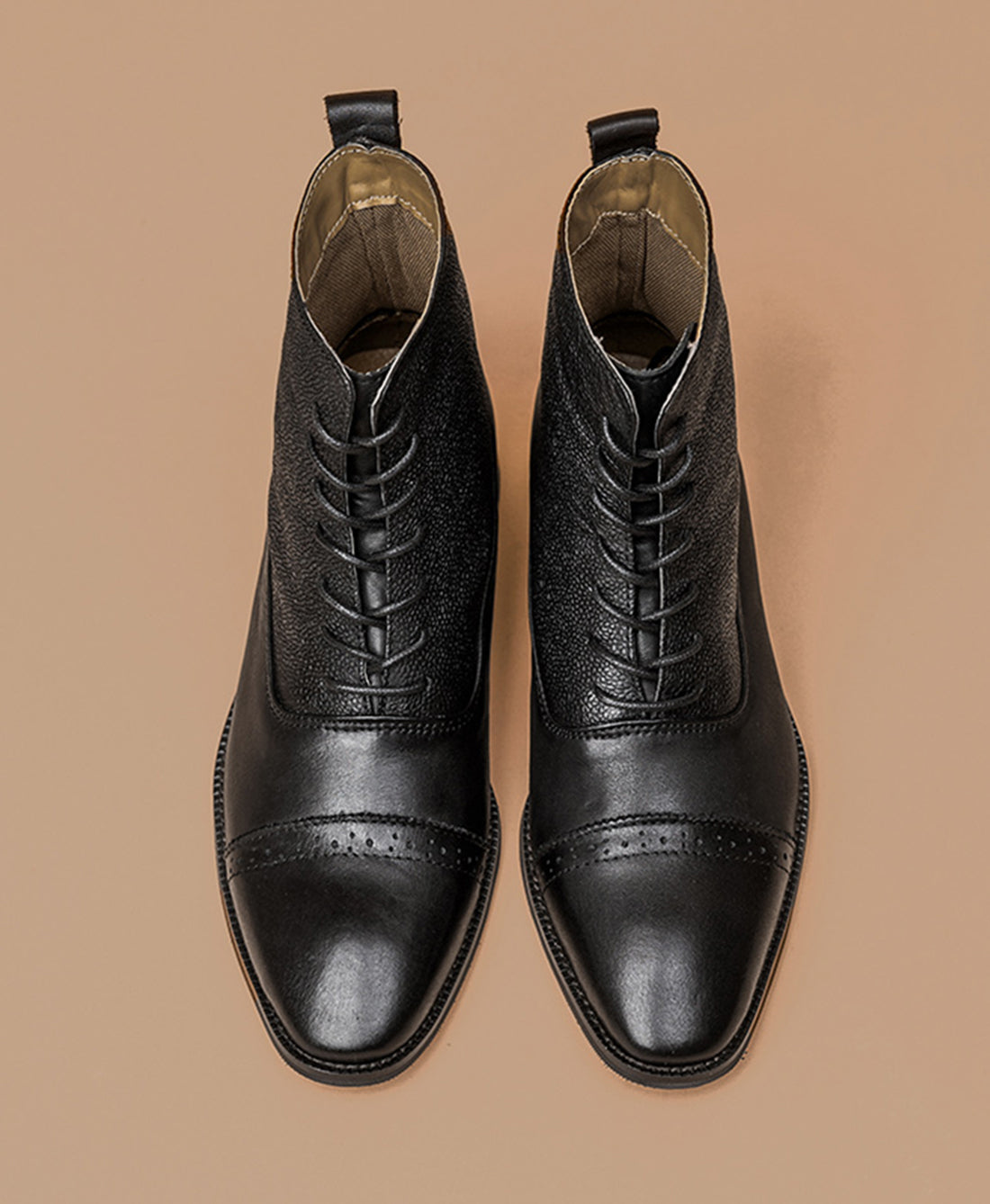 Botas de vestir Brogue para hombre por encima del tobillo