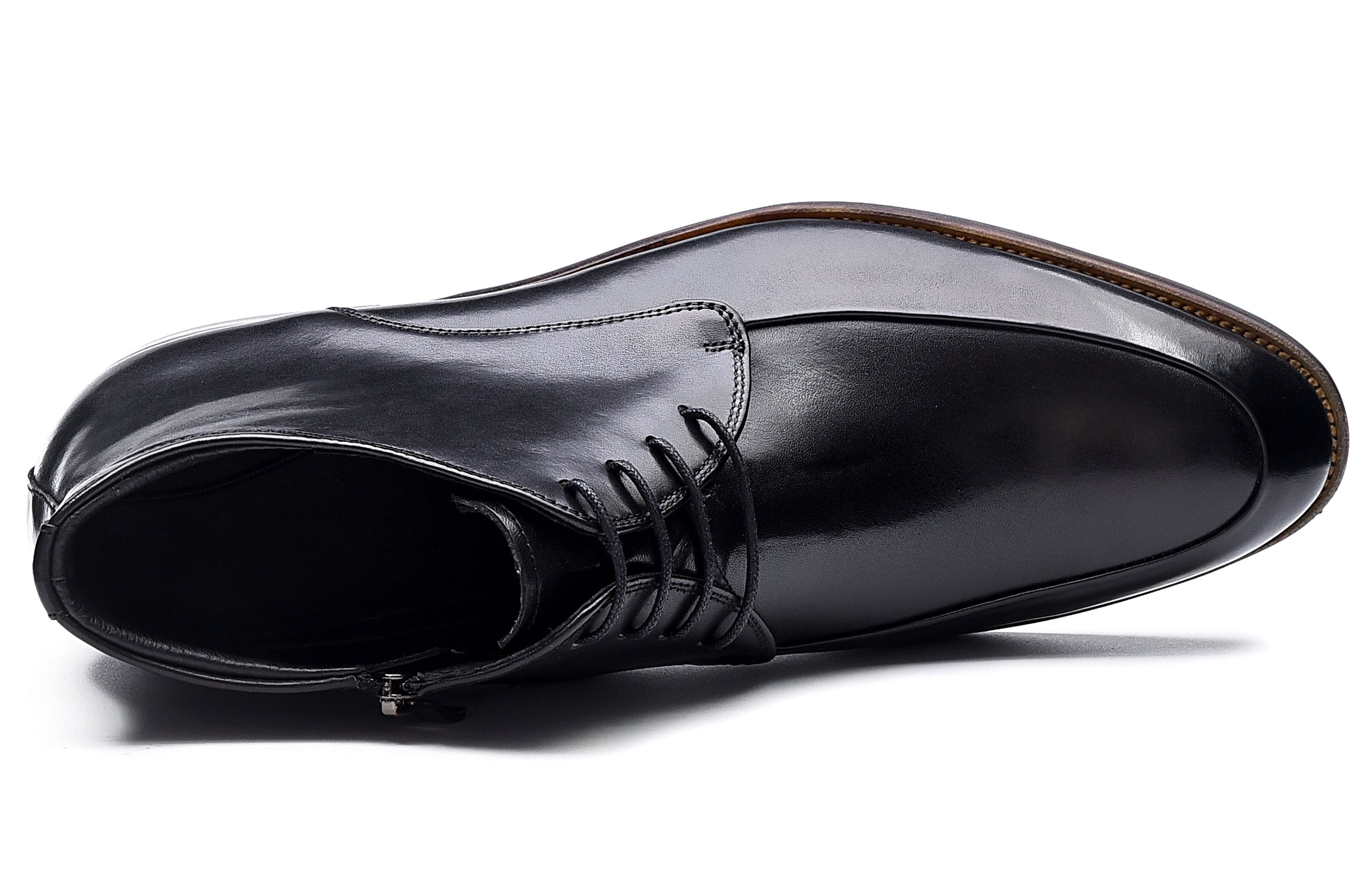 Botas de vestir informales de cuero para hombre