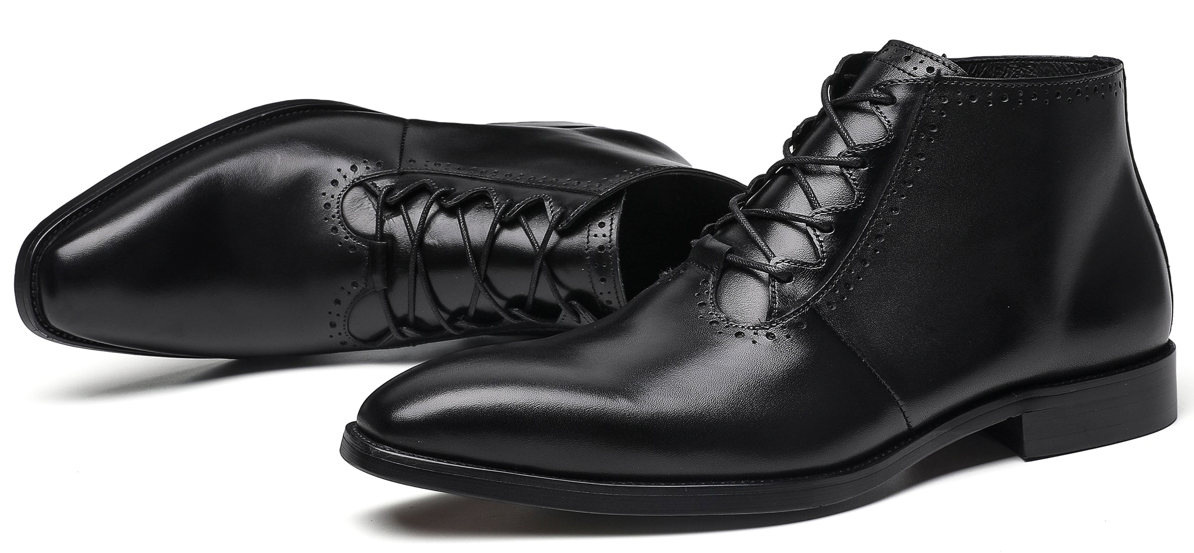 Men's Zipper Formal Dress Boots