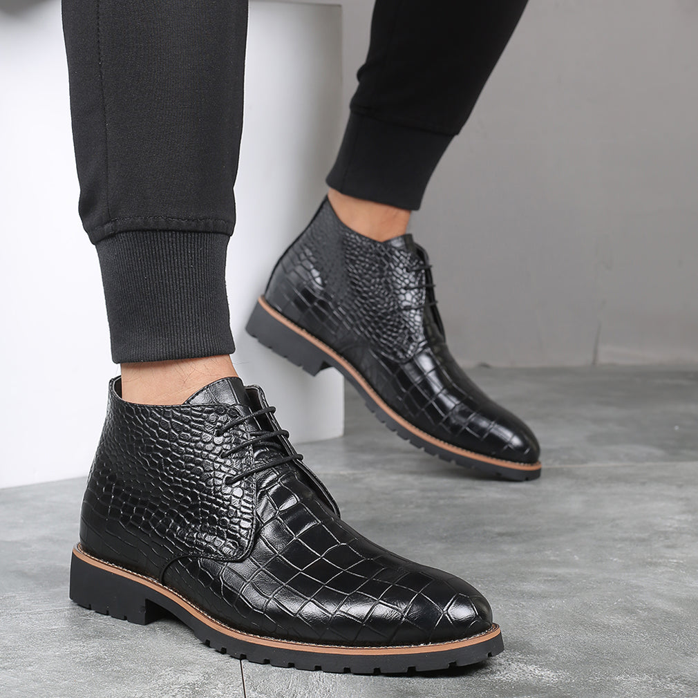 Botas casuales en relieve para hombre