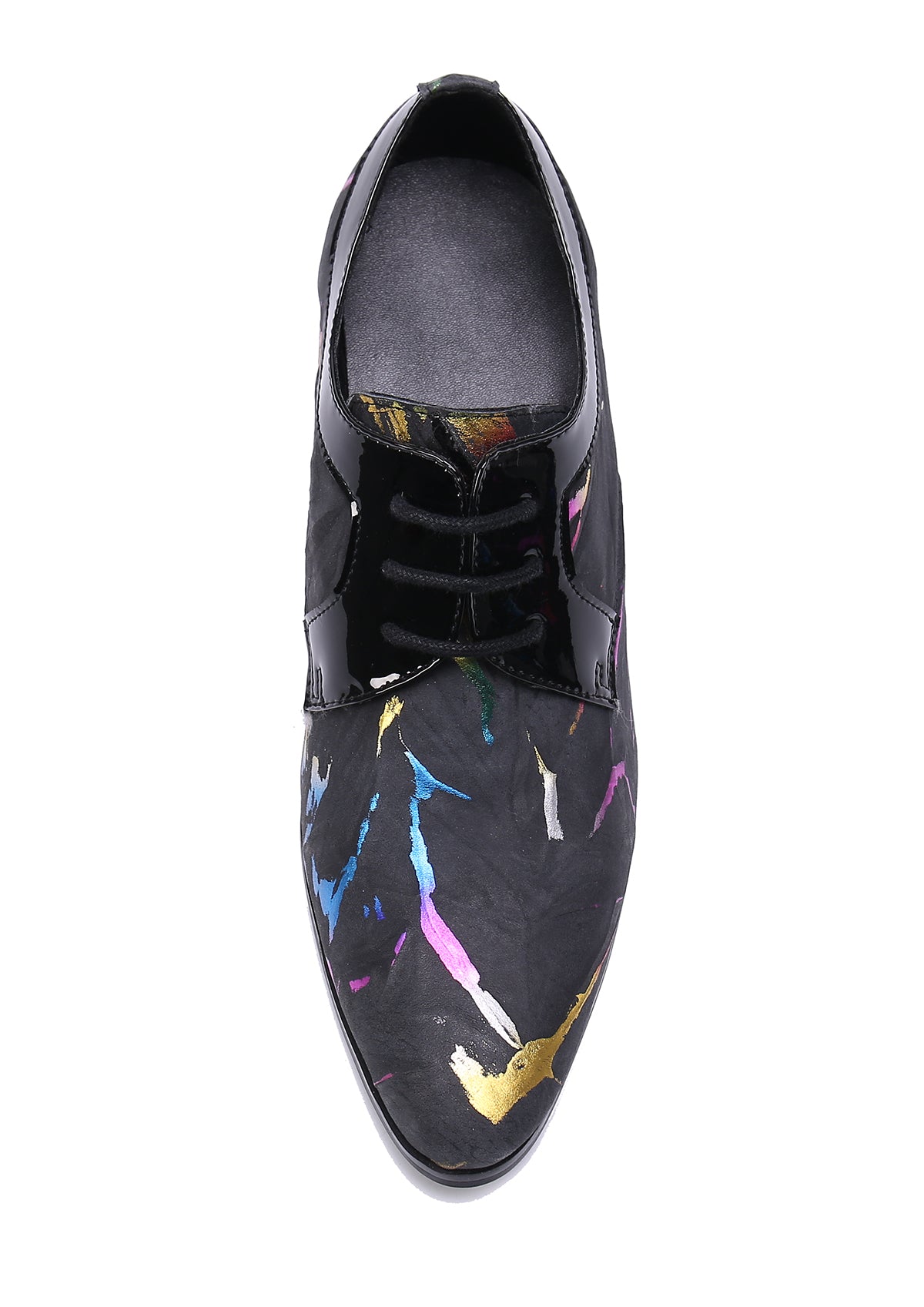 Men's Leather Lace-Up Comfort Opera Pumps