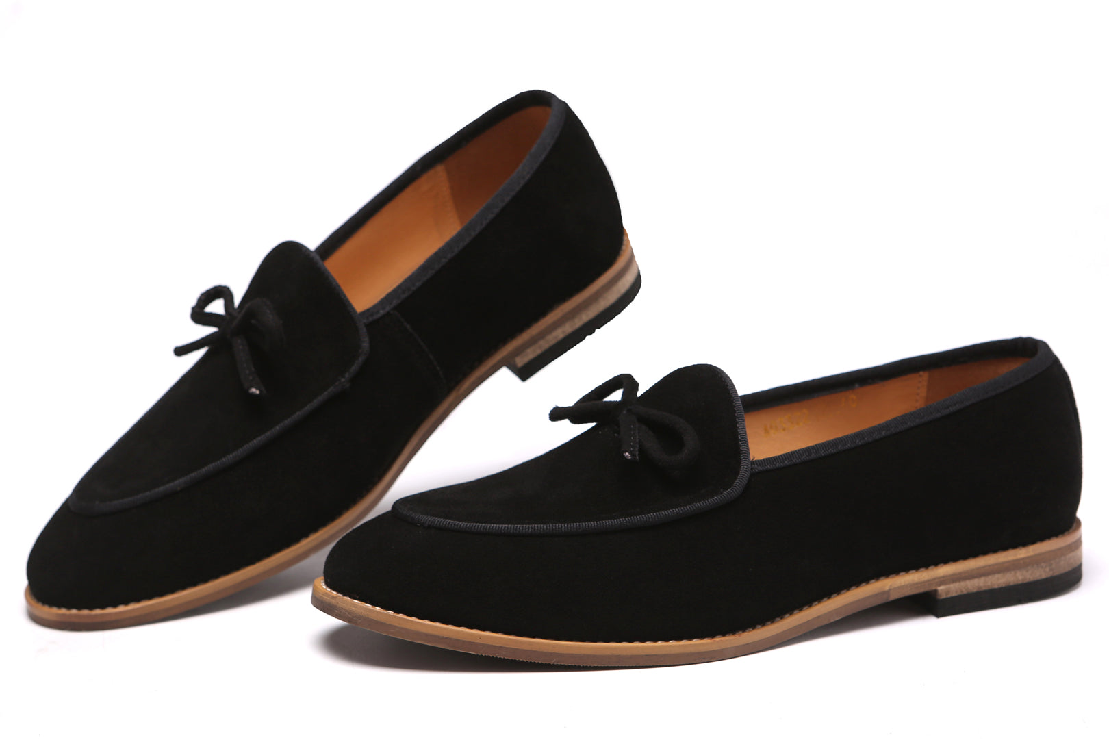 Mocasines informales con lazo para hombre 