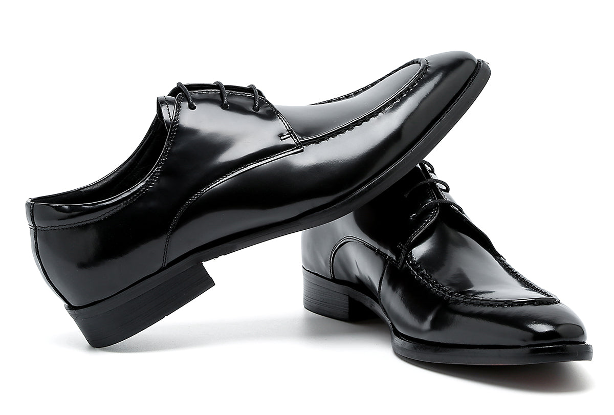 Men's Leather Patent Derby Formal Shoes