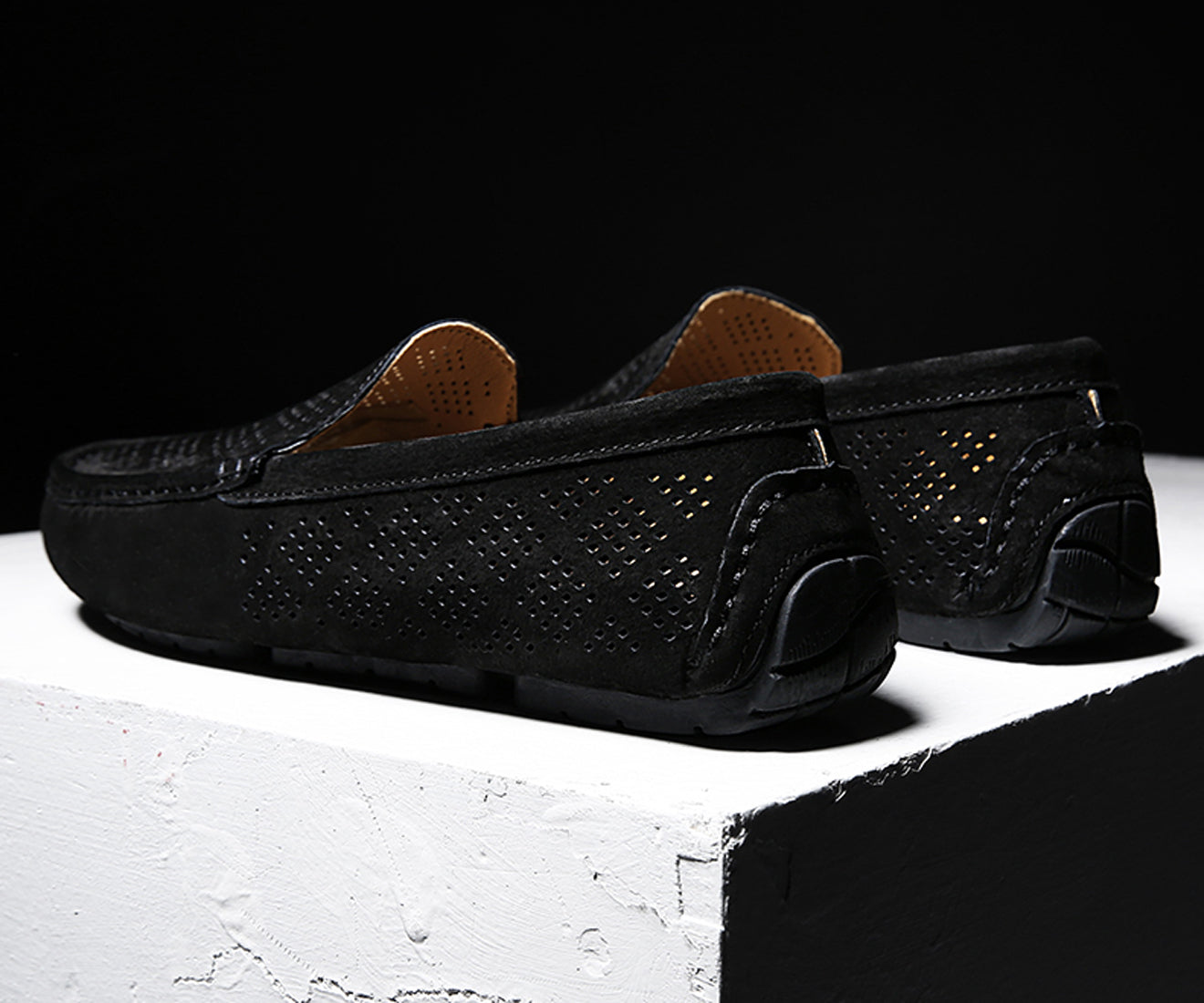 Mocasines de conducción transpirables para hombre