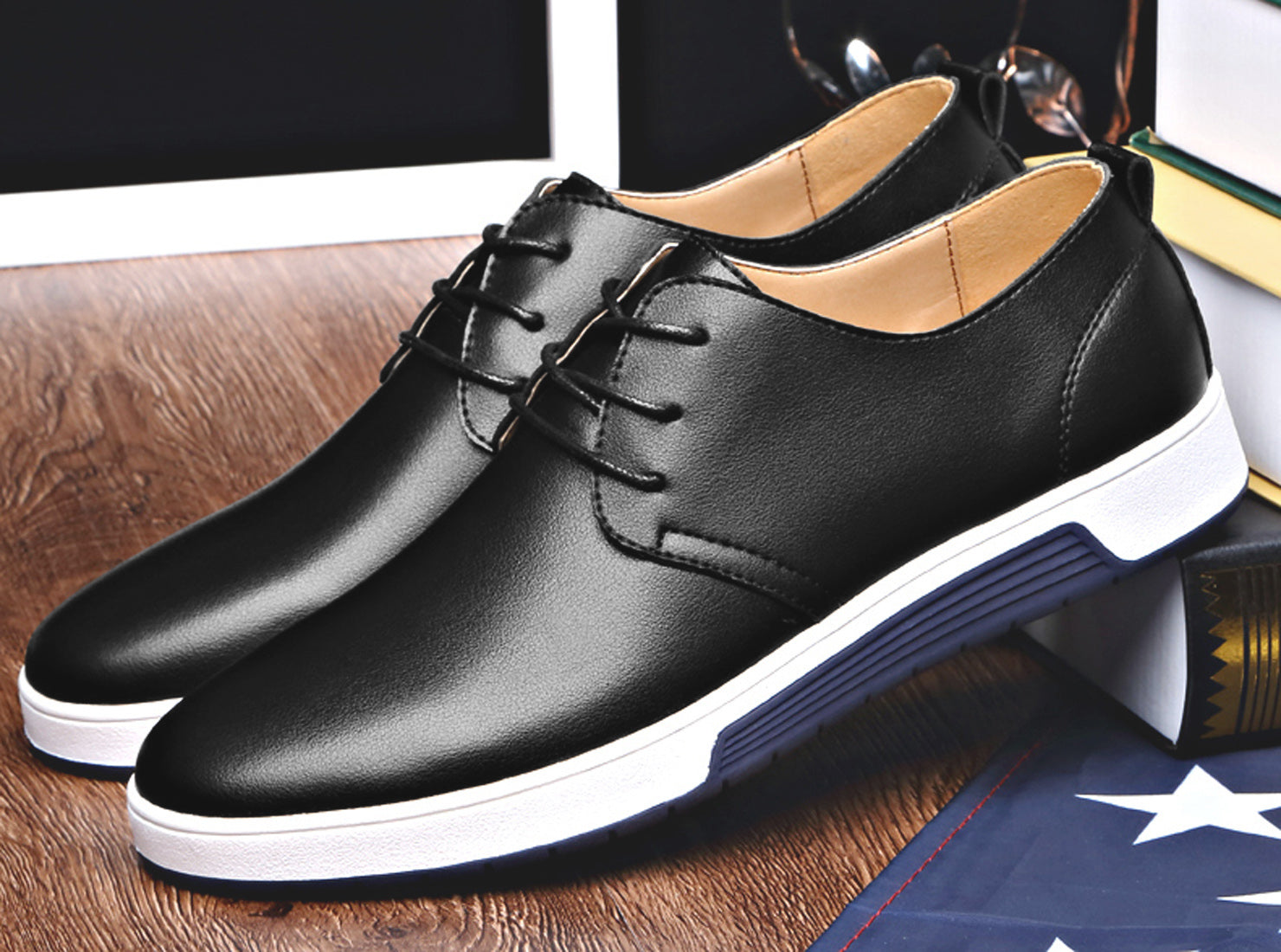 Men's Casual Derby Sneakers Shoes