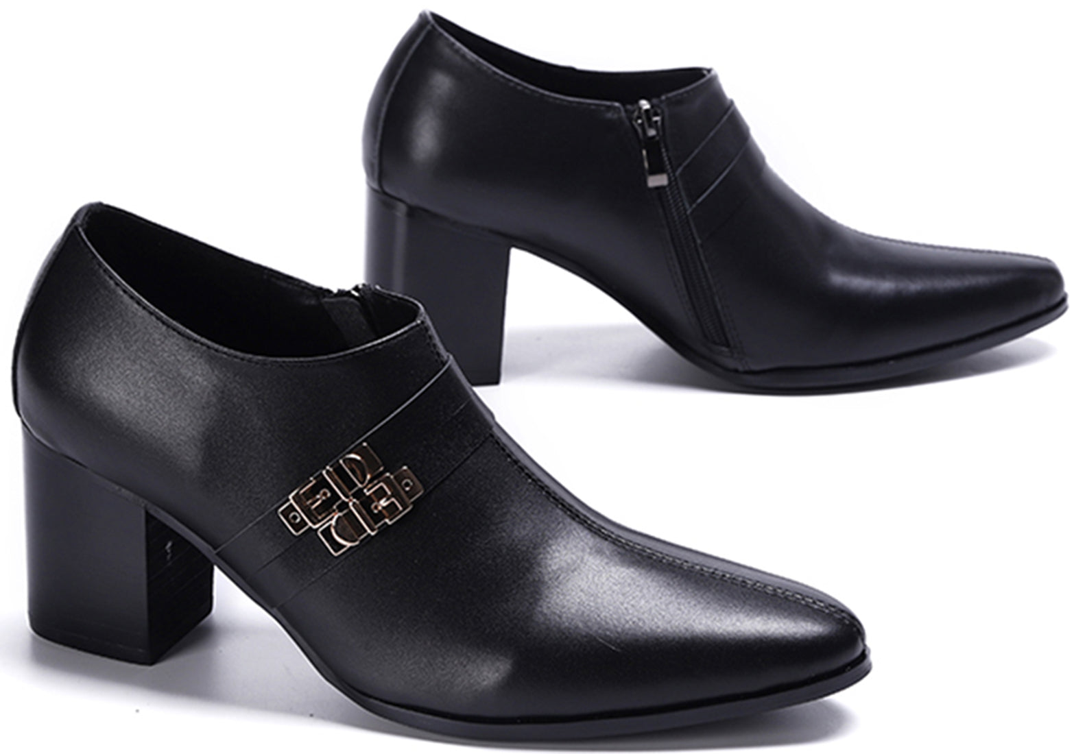 Men's Monk Strap Leather Opera Pumps