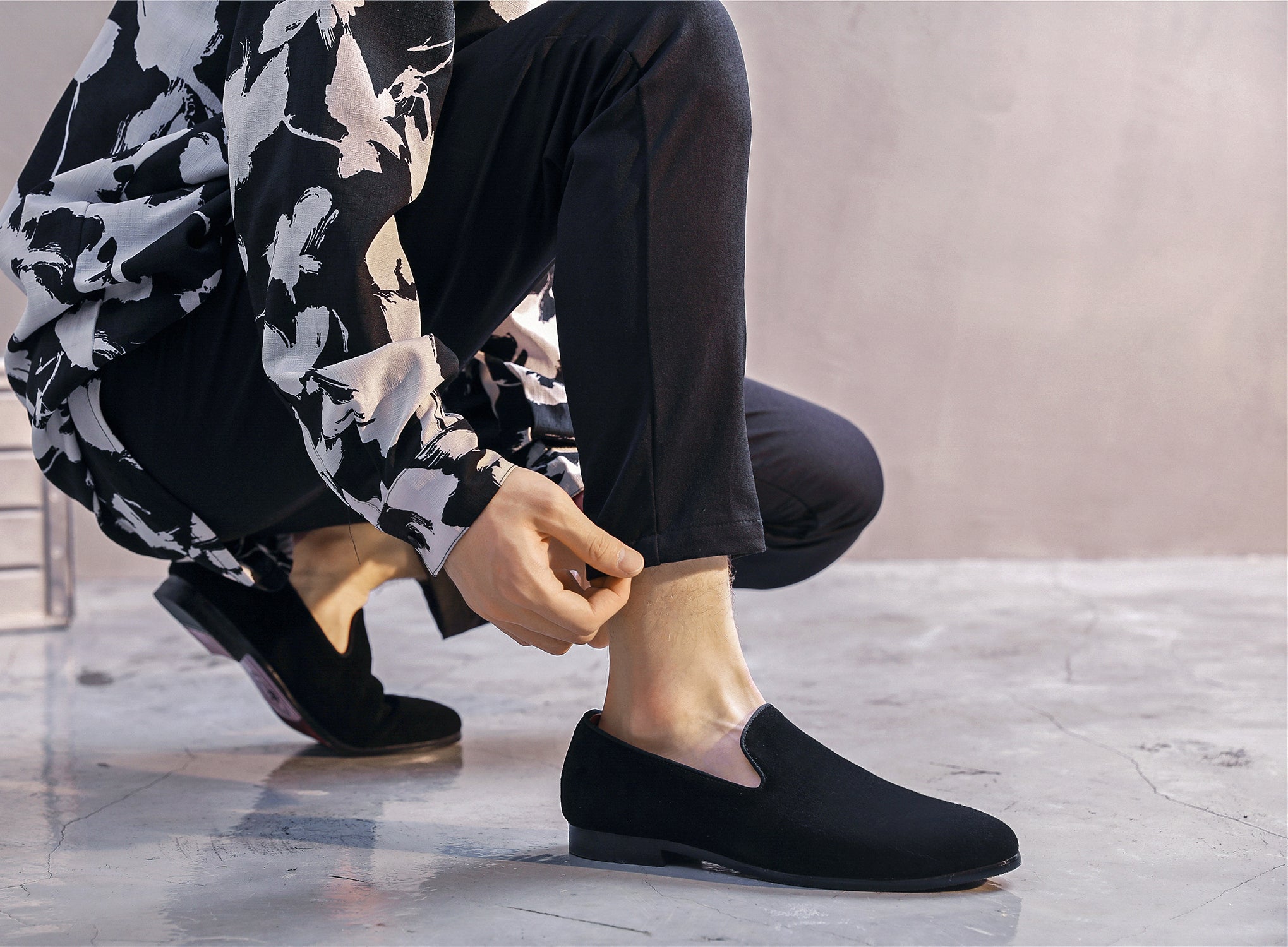 Men's Suede Casual Plain Loafers