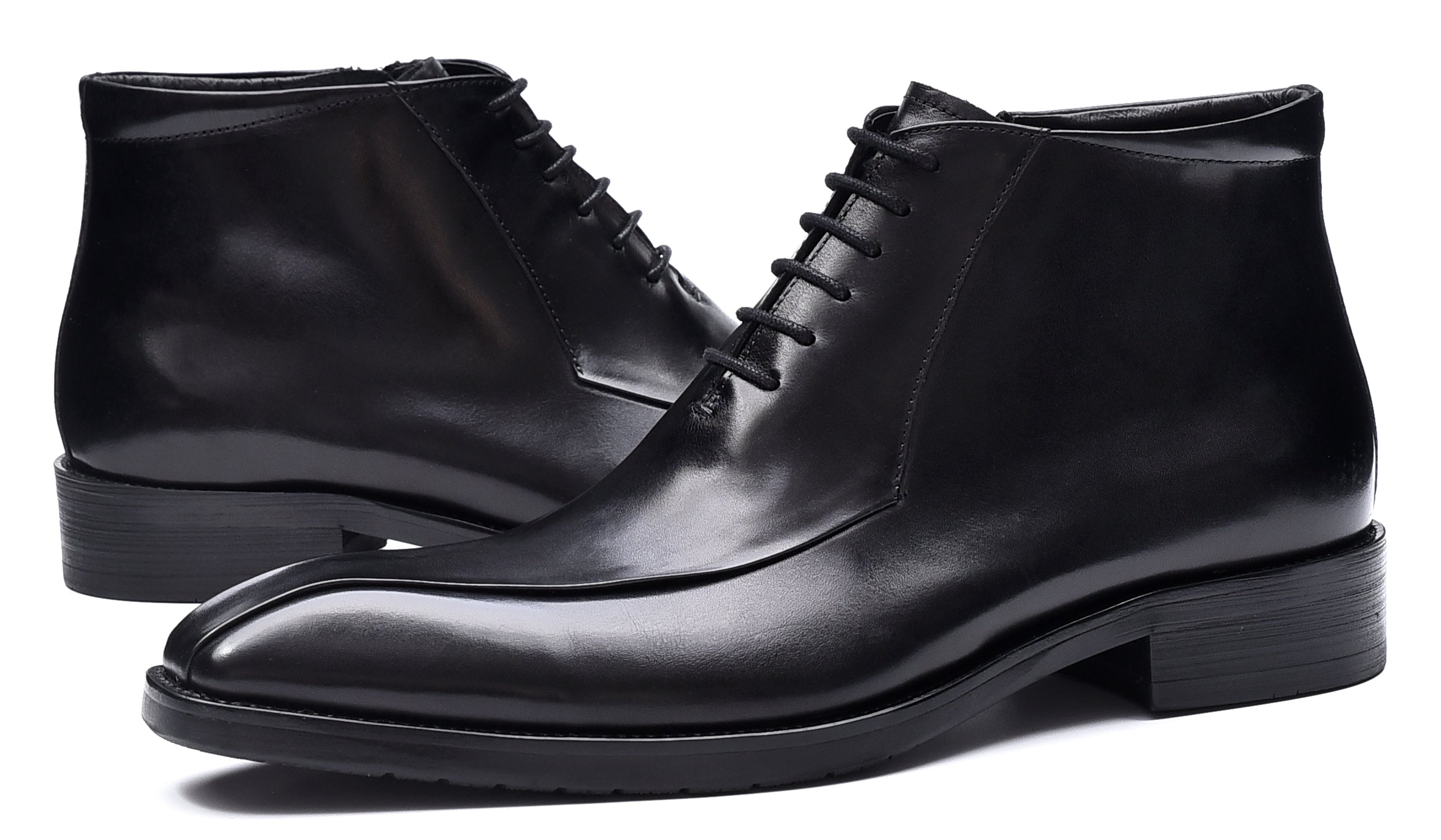 Men's Leather Fashion Formal Dress Boots