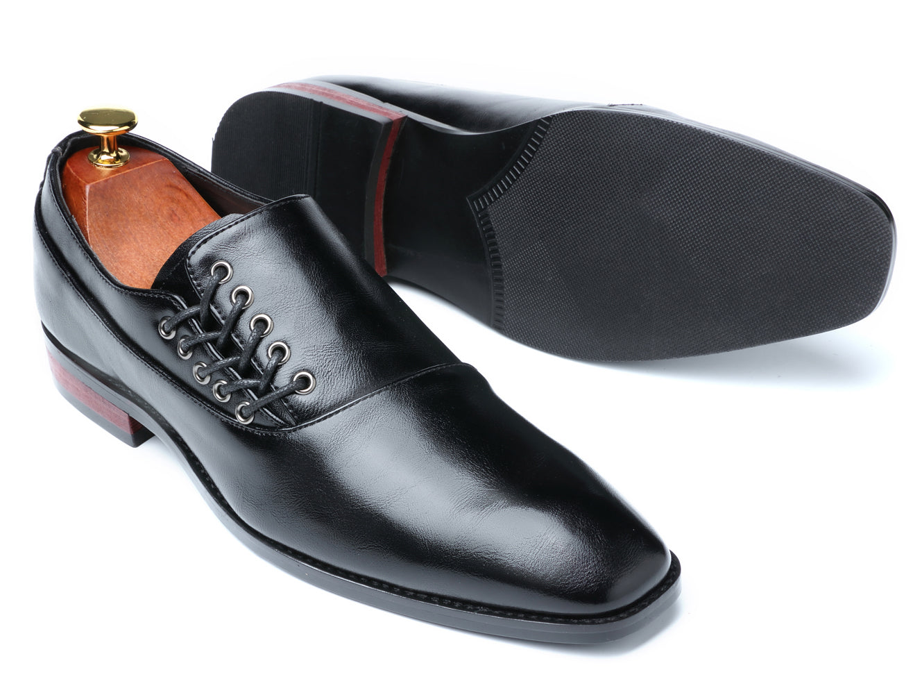 Men's Side Lace Dress Loafers