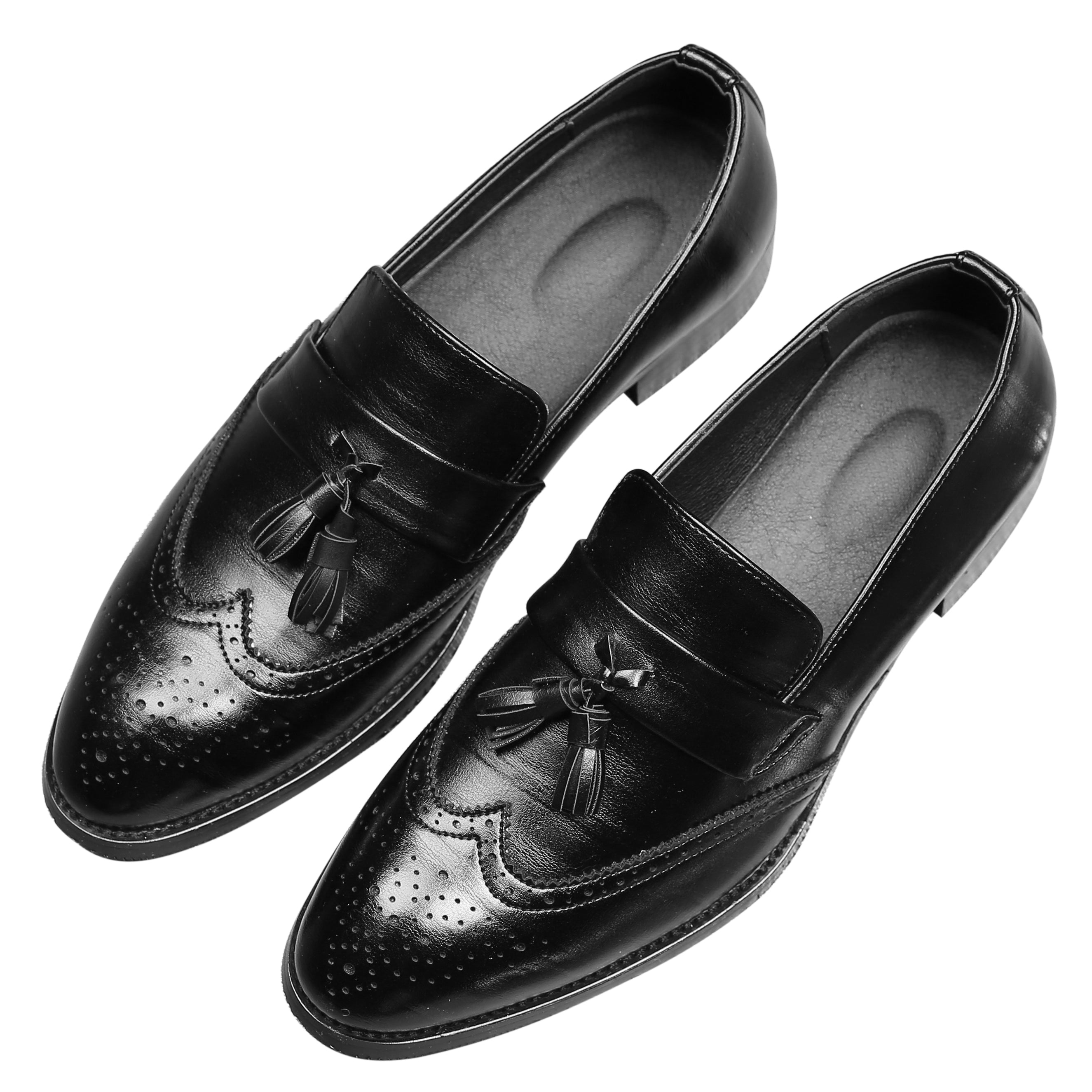 Men's Wingtip Smoking Loafers