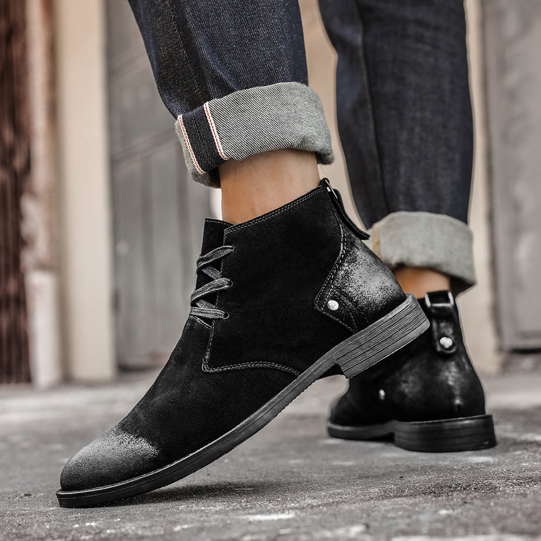 Men's Nubuck Casual Dress Boots
