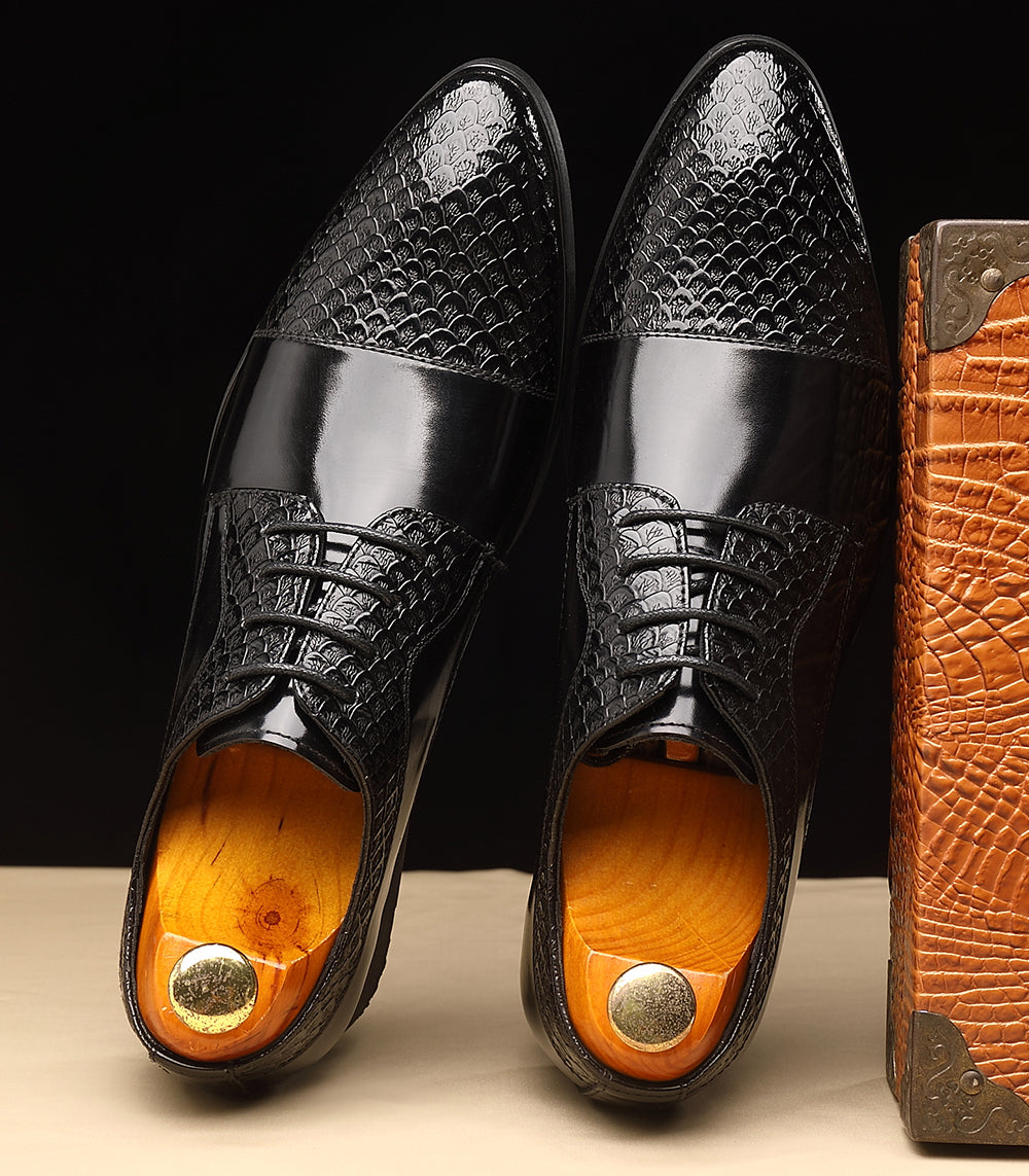 Zapatos Derby de negocios compuestos para hombre
