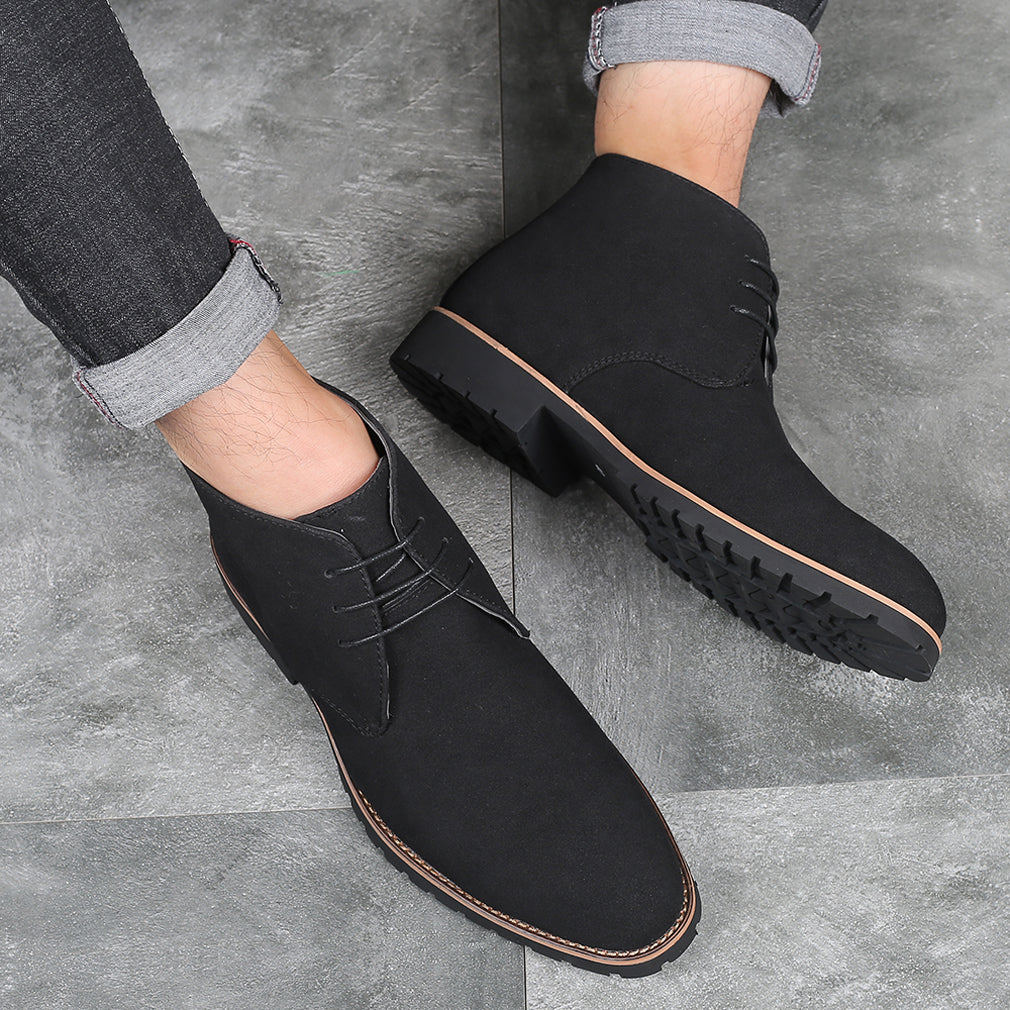 Men's Suede Plain Chukka Boots