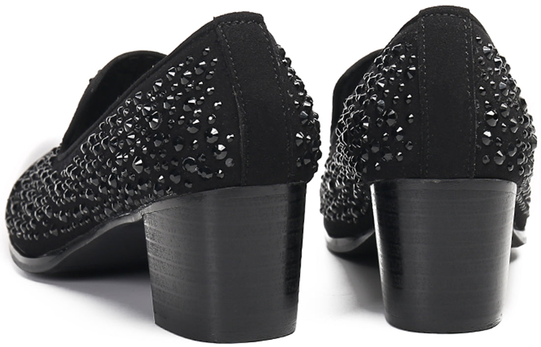 Men's Shiny Leather Opera Pumps